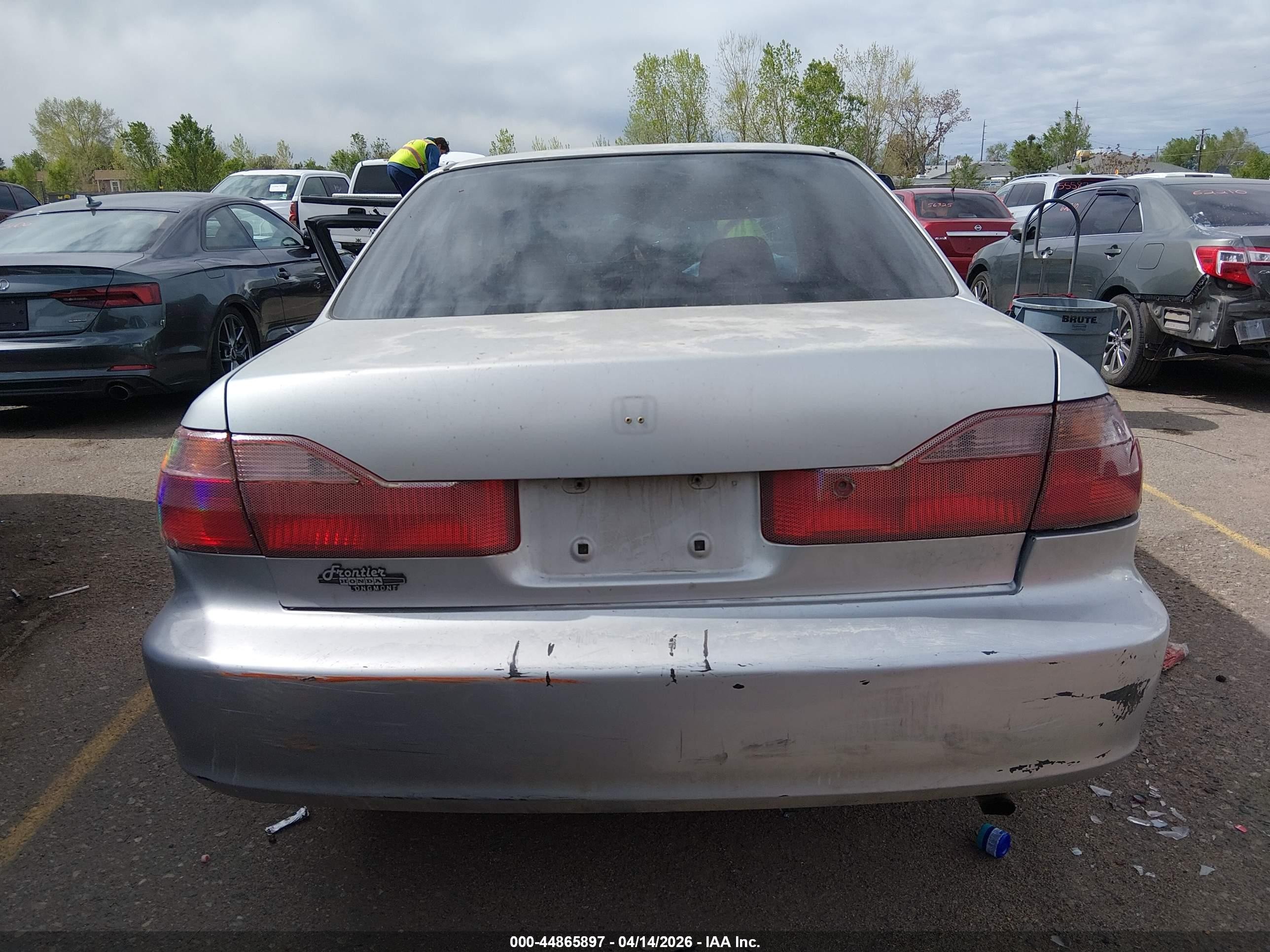 1999 Honda Accord Lx Gray vin: JHMCG5646XC036394
