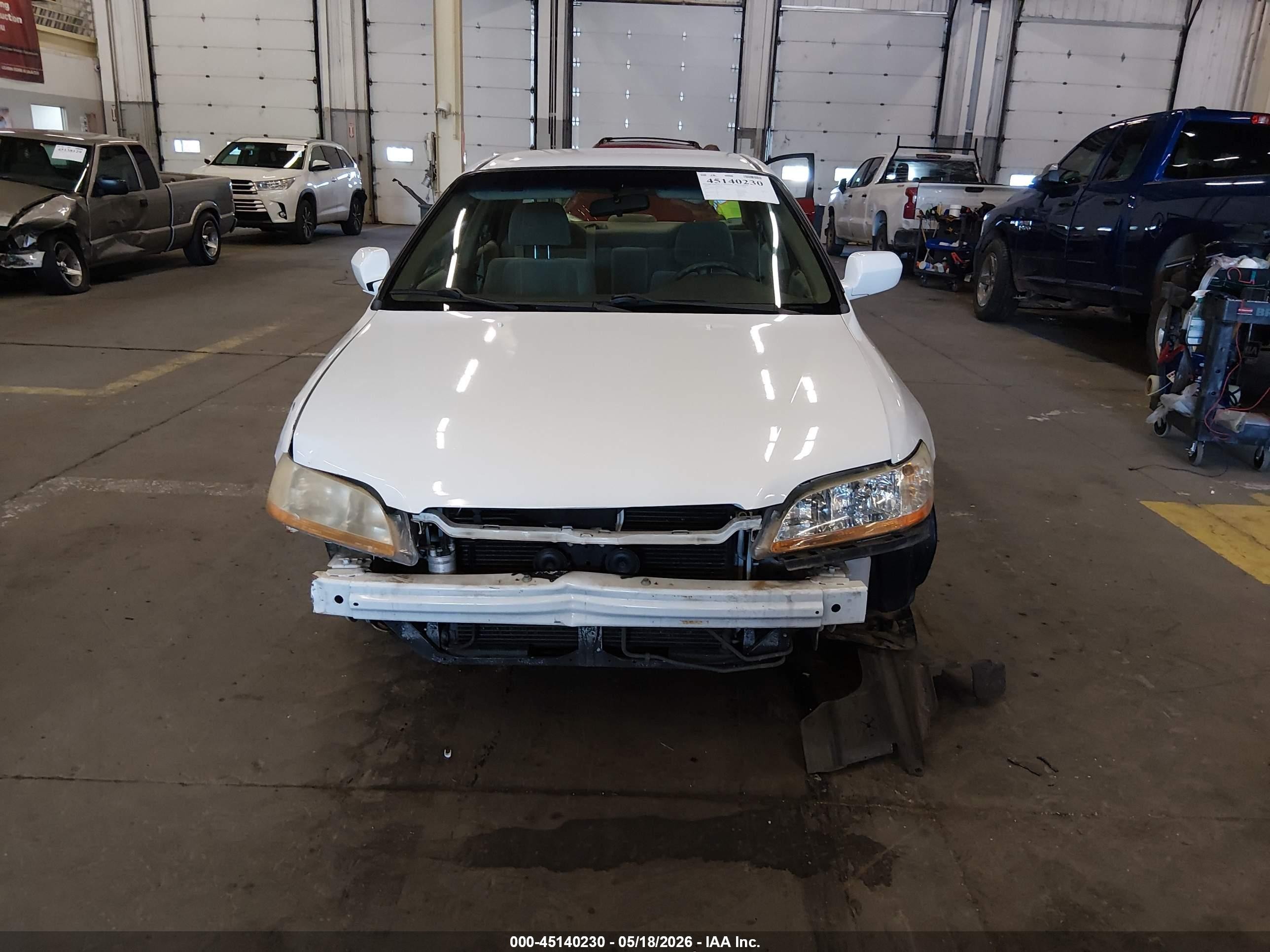 1999 Honda Accord Lx White vin: JHMCG5647XC003534