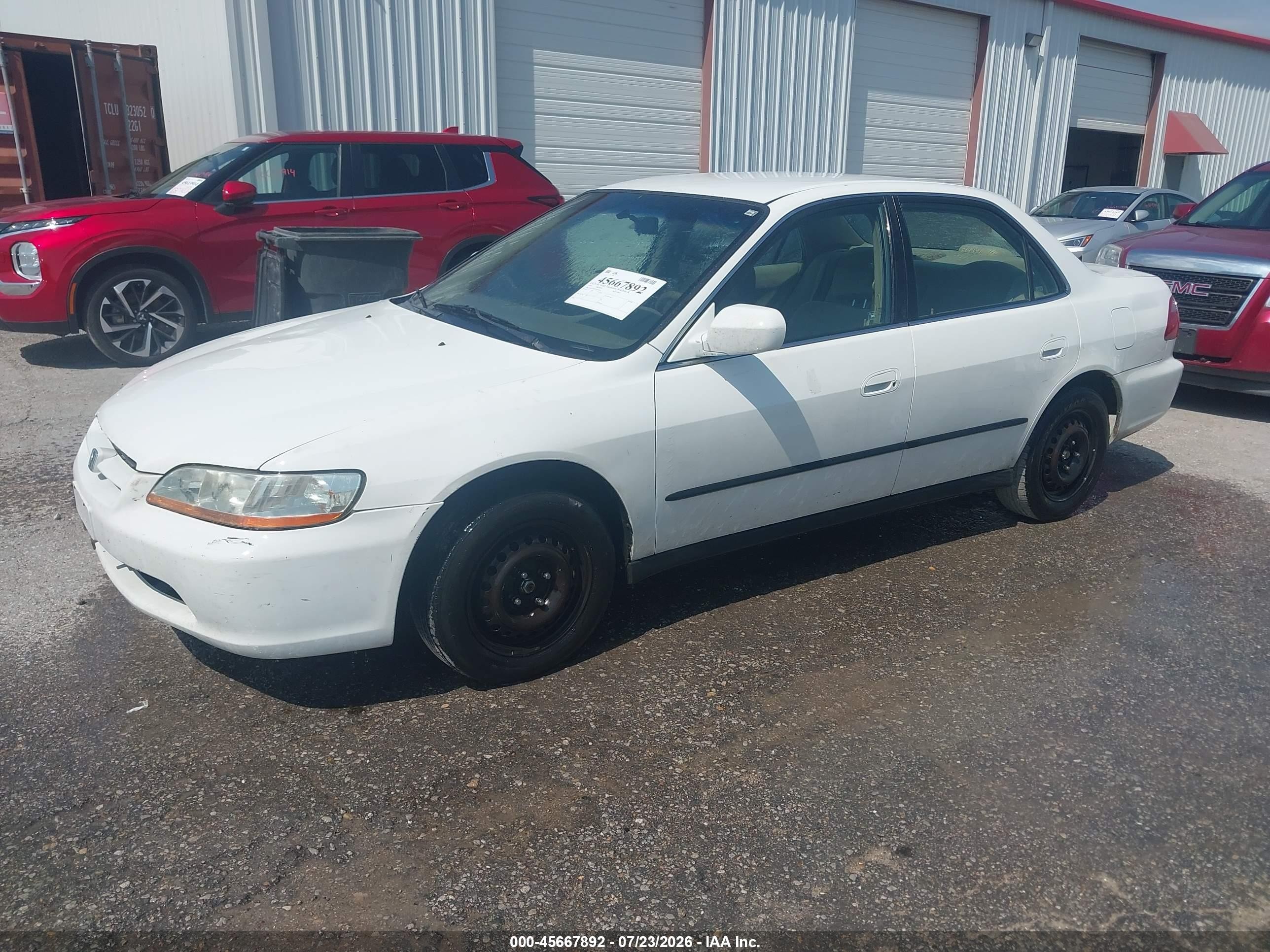1999 Honda Accord Lx Белый vin: JHMCG5647XC030426