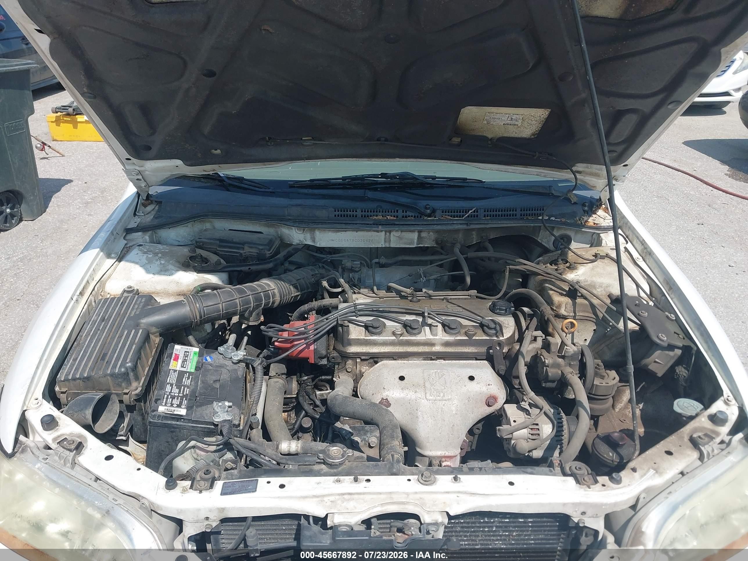 1999 Honda Accord Lx Белый vin: JHMCG5647XC030426