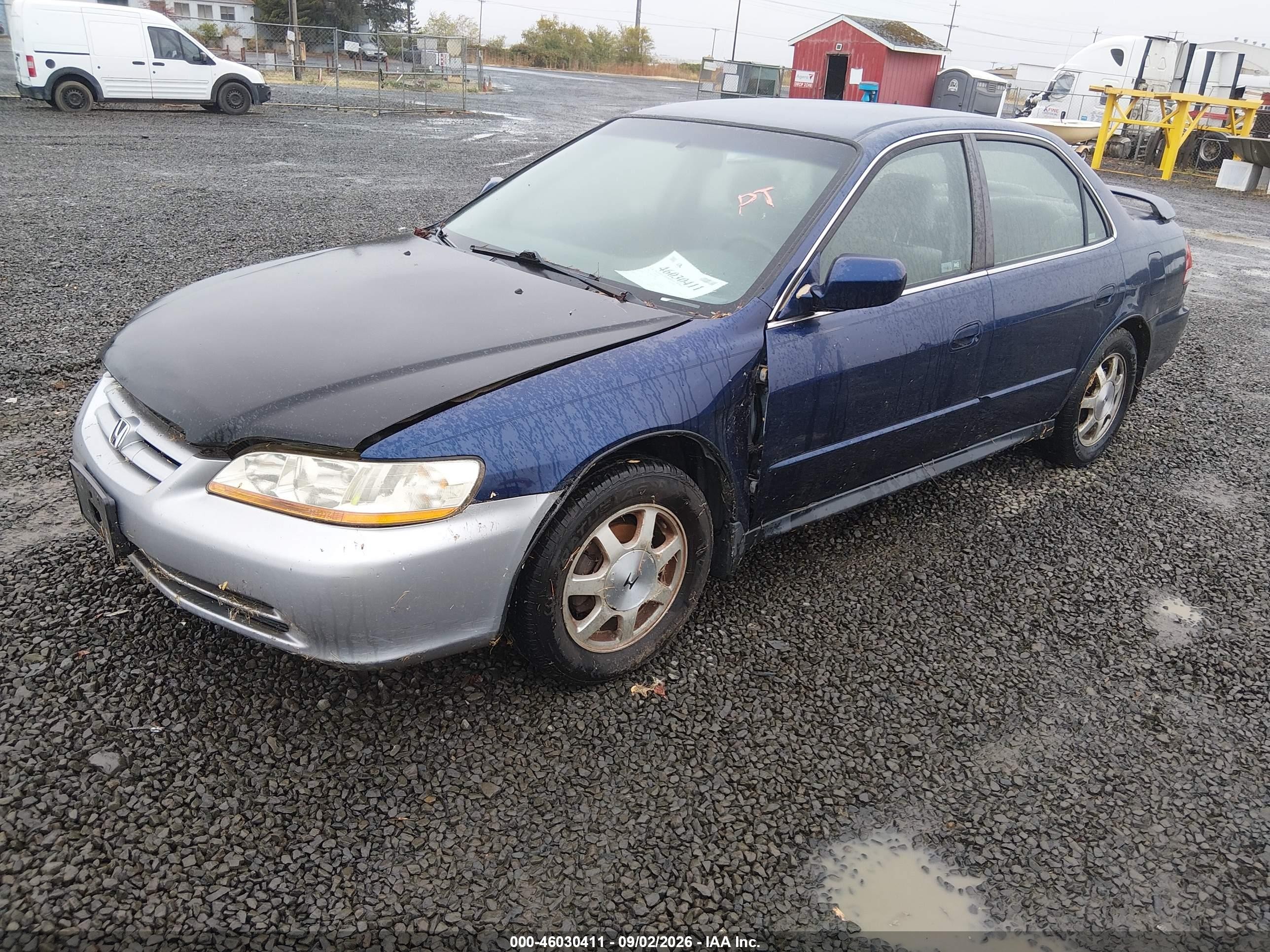 2002 Honda Accord 2.3 Lx Синий vin: JHMCG56482C013806