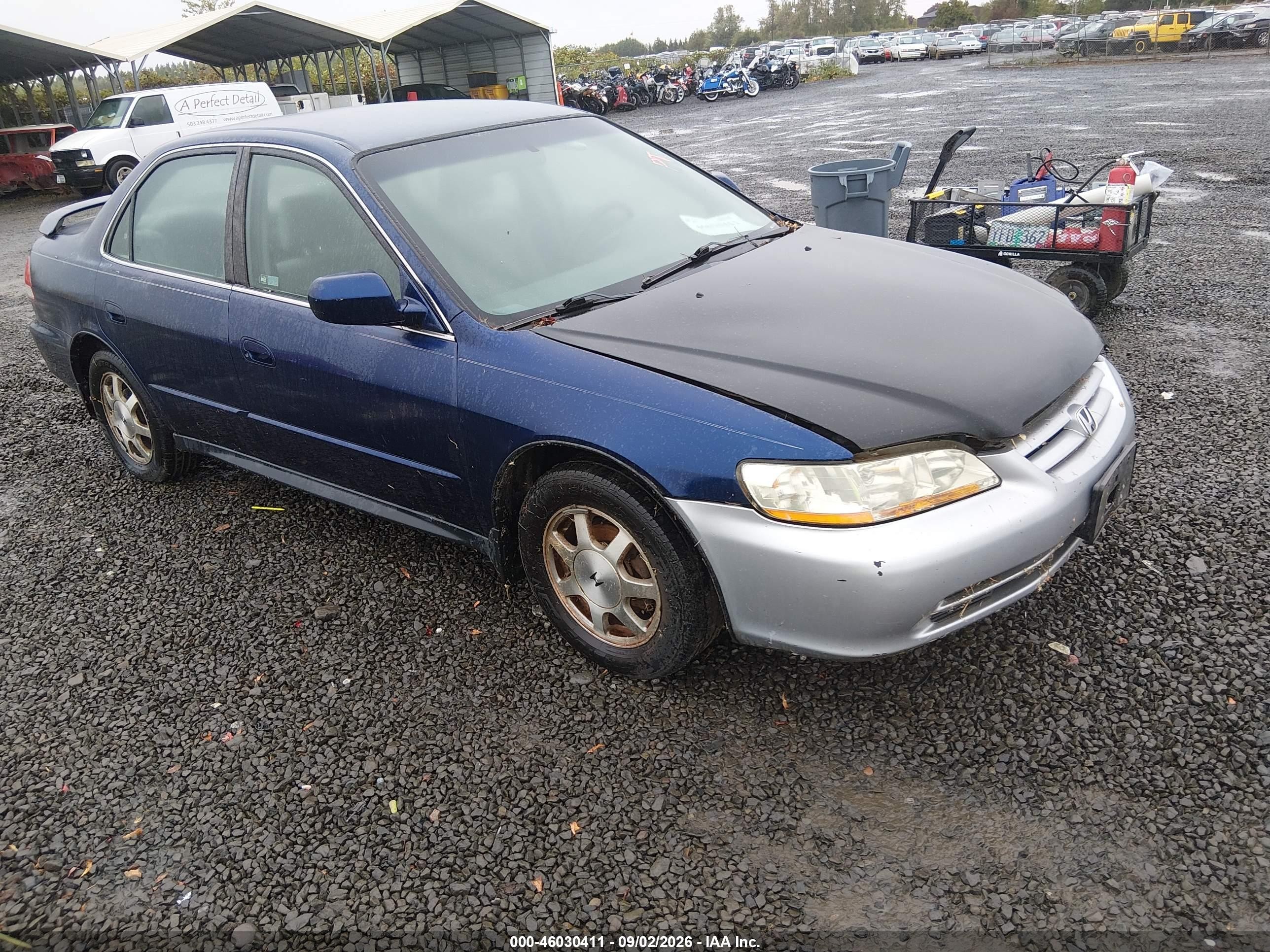2002 Honda Accord 2.3 Lx Синий vin: JHMCG56482C013806