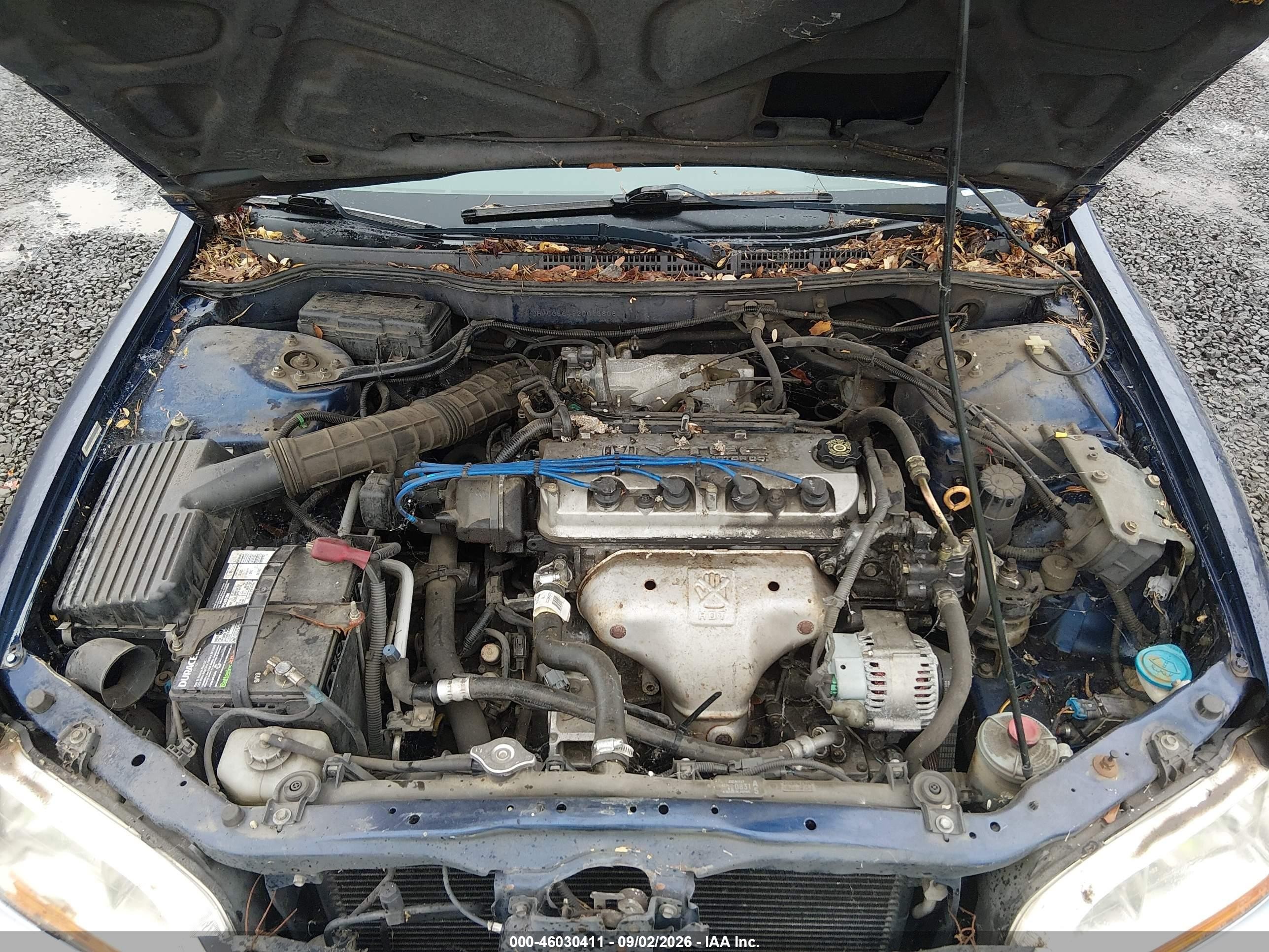 2002 Honda Accord 2.3 Lx Синий vin: JHMCG56482C013806
