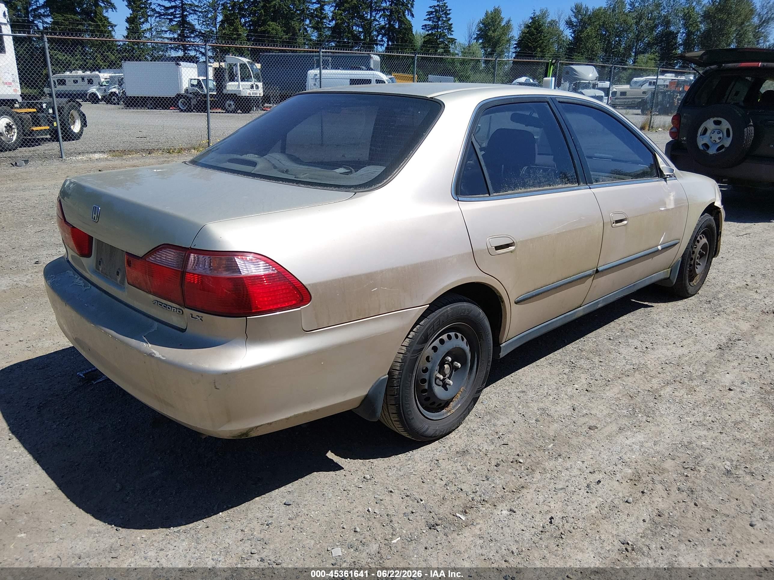 2000 Honda Accord 2.3 Lx Brown vin: JHMCG5648YC041355