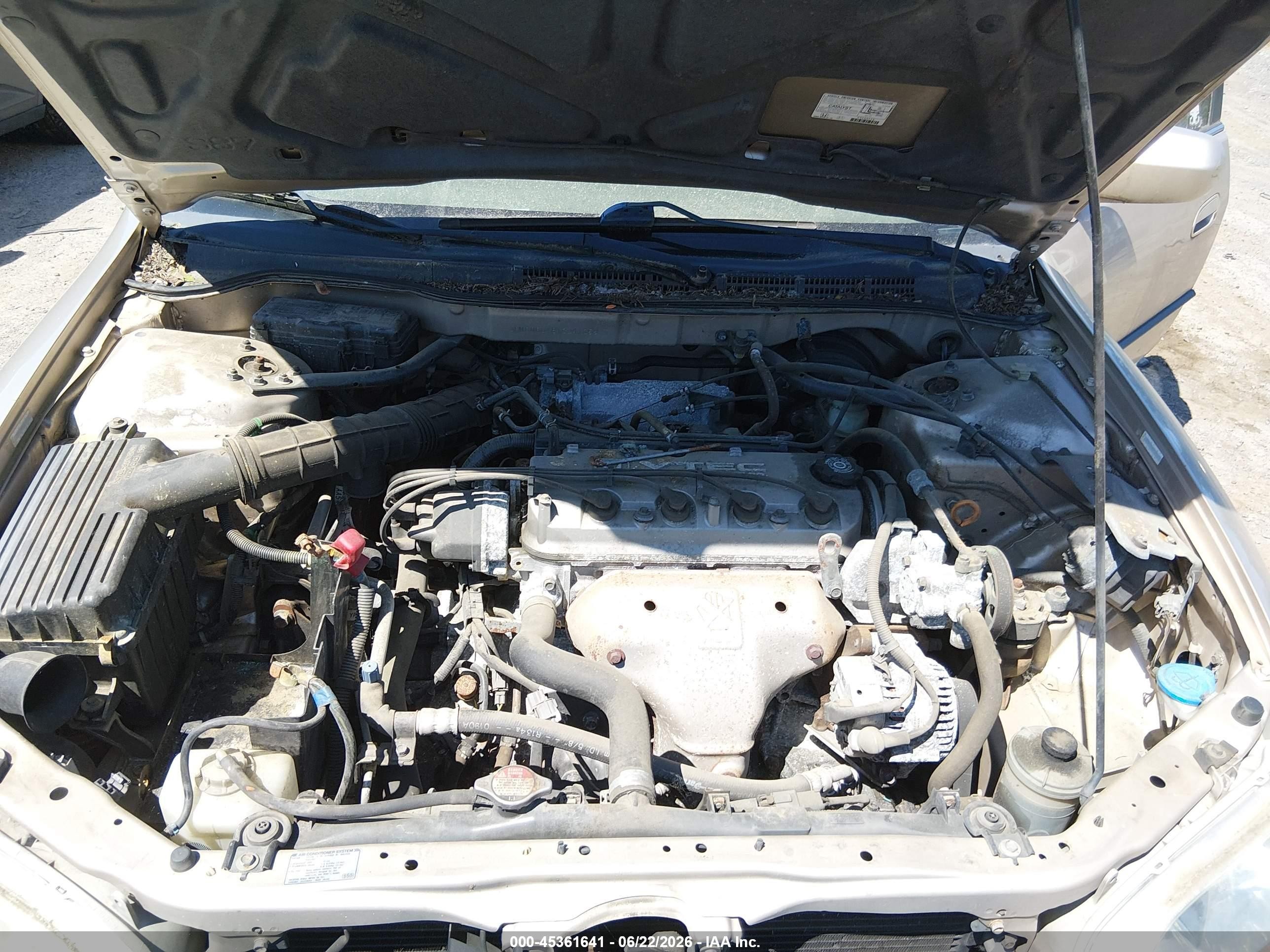 2000 Honda Accord 2.3 Lx Brown vin: JHMCG5648YC041355