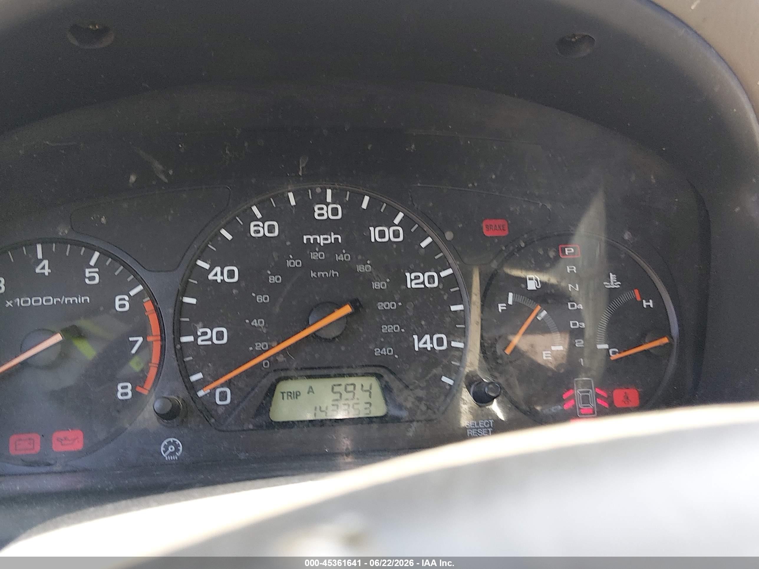 2000 Honda Accord 2.3 Lx Brown vin: JHMCG5648YC041355