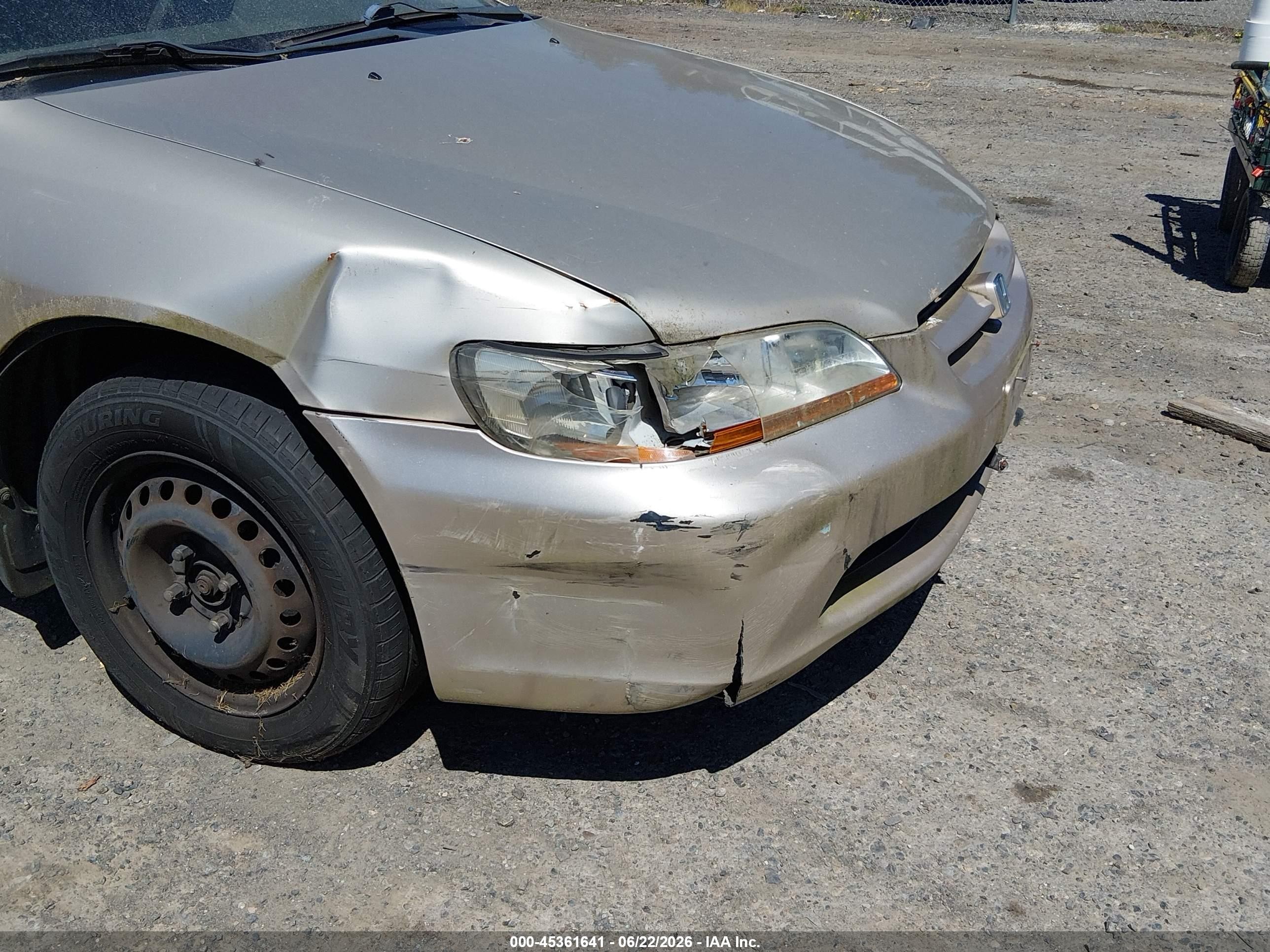 2000 Honda Accord 2.3 Lx Brown vin: JHMCG5648YC041355