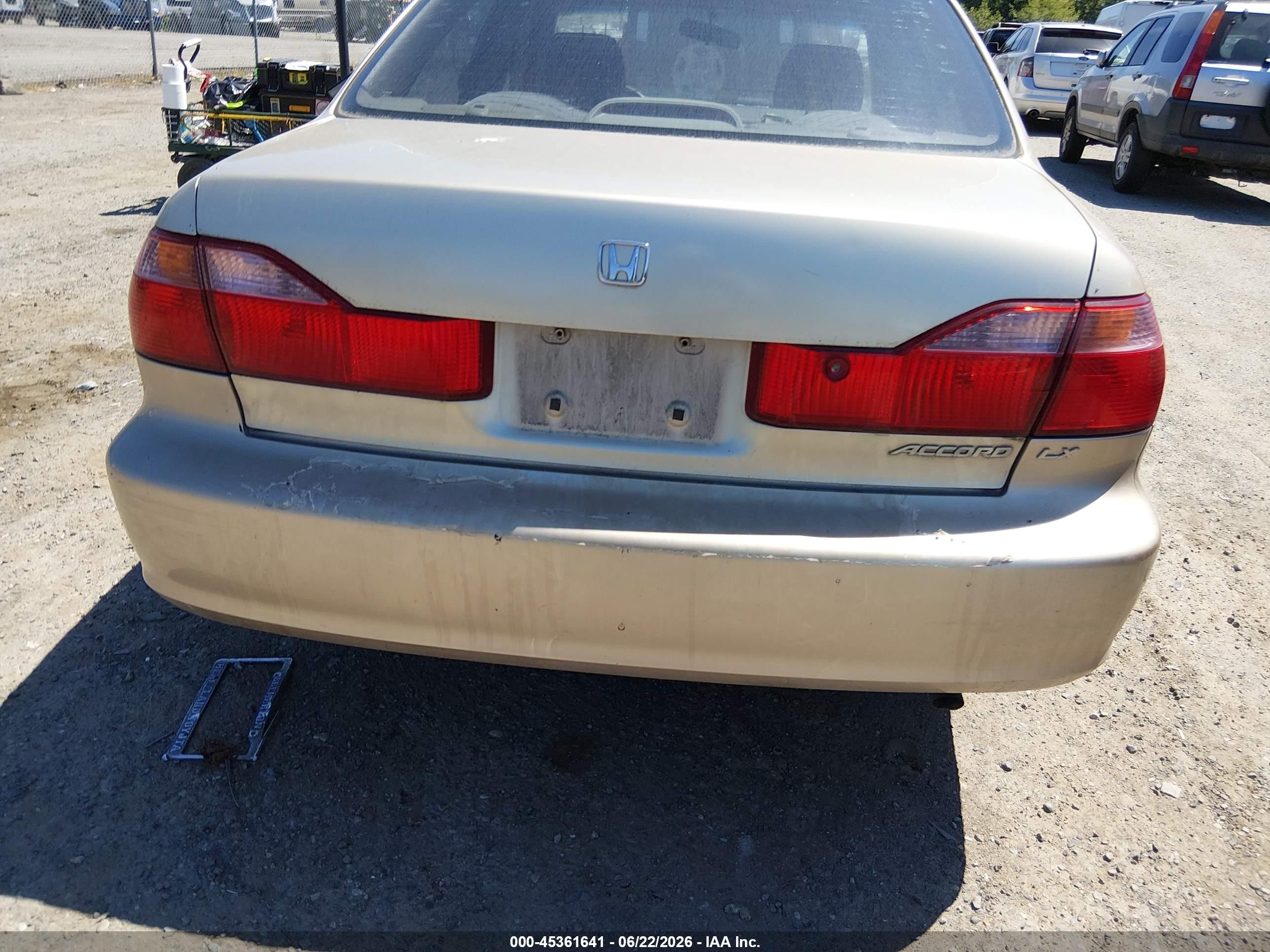 2000 Honda Accord 2.3 Lx Brown vin: JHMCG5648YC041355