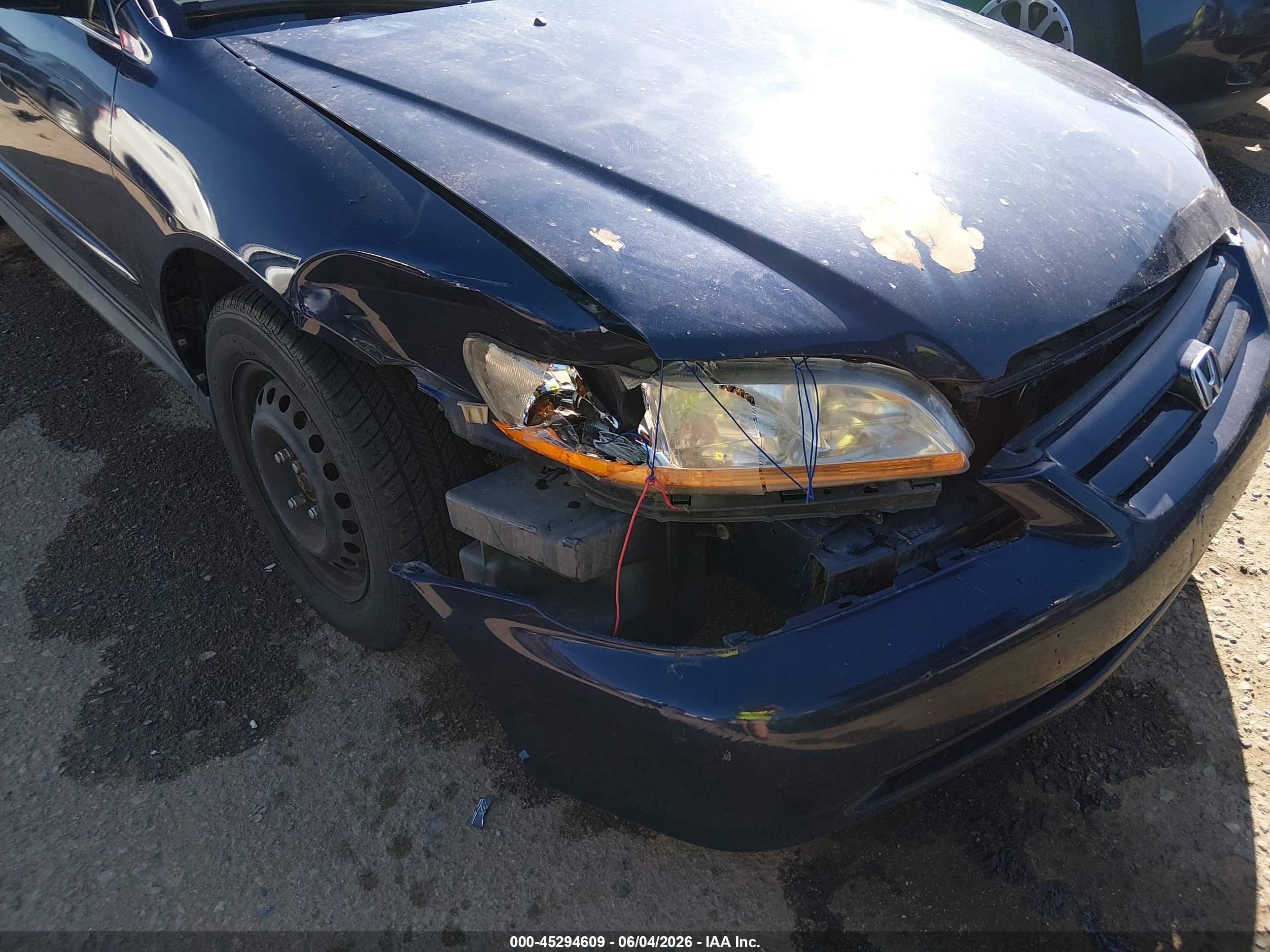 2001 Honda Accord 2.3 Lx Blue vin: JHMCG56491C025929