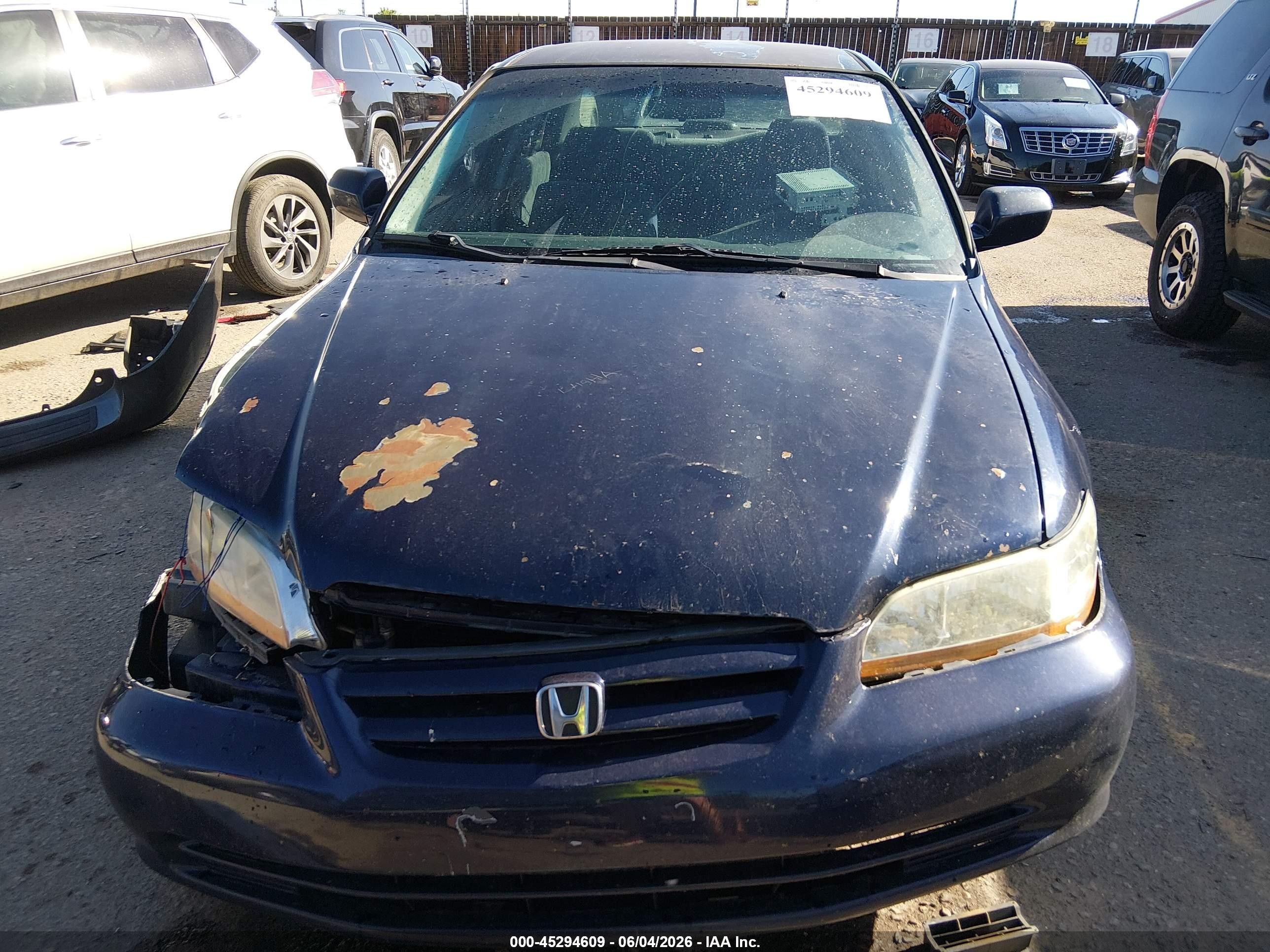 2001 Honda Accord 2.3 Lx Blue vin: JHMCG56491C025929