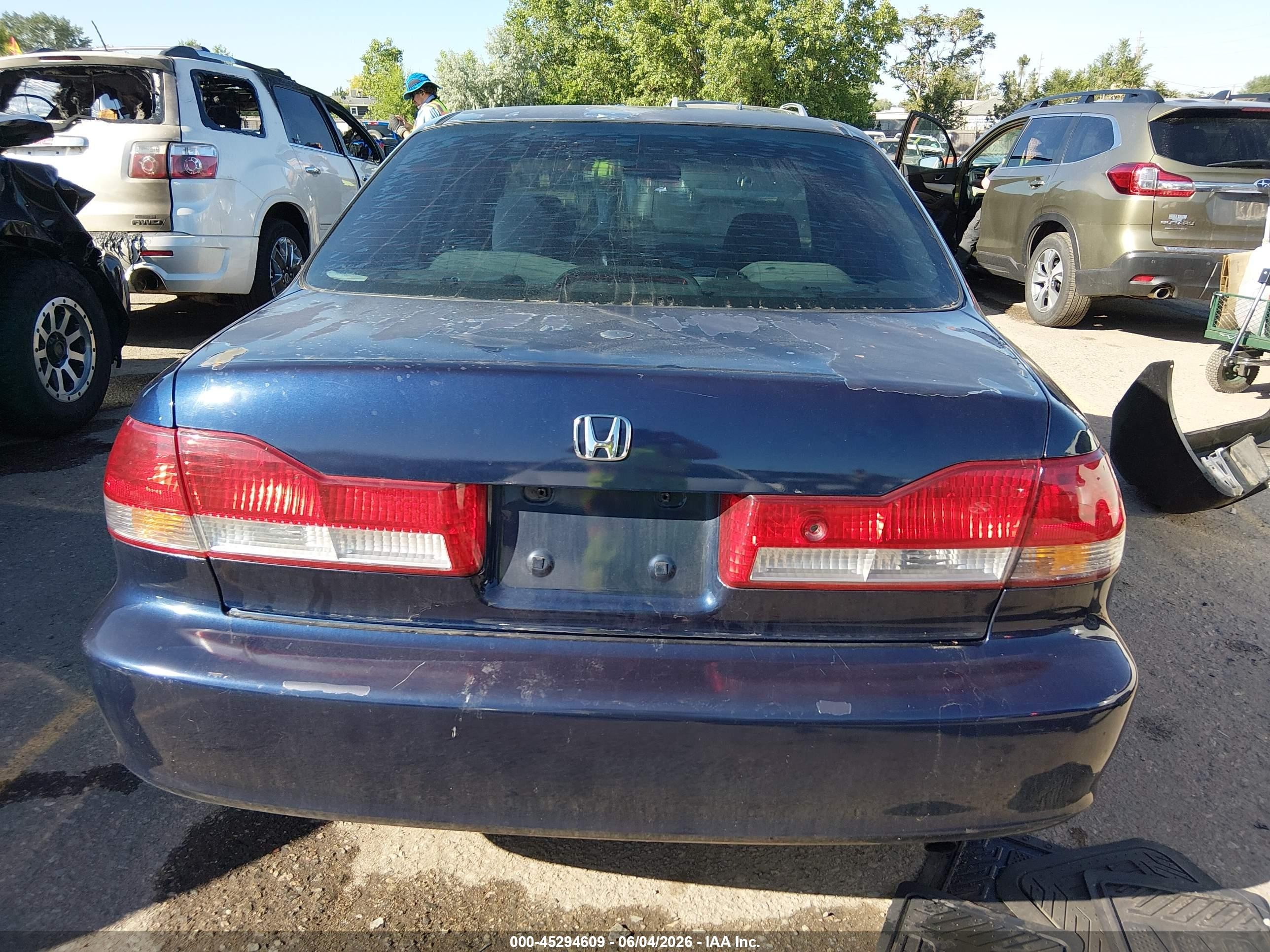 2001 Honda Accord 2.3 Lx Blue vin: JHMCG56491C025929