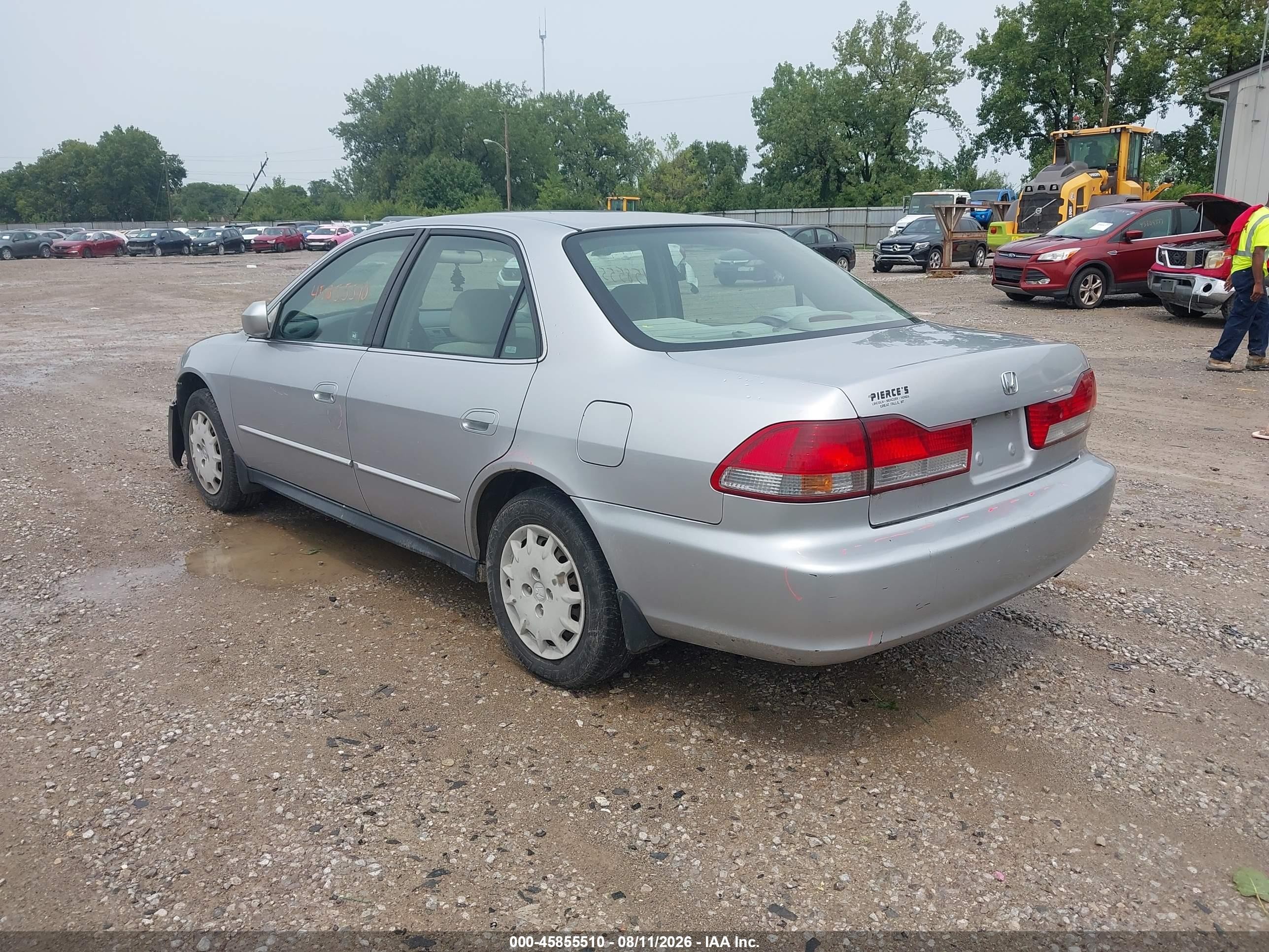 2002 Honda Accord 2.3 Lx Silver vin: JHMCG56492C014365