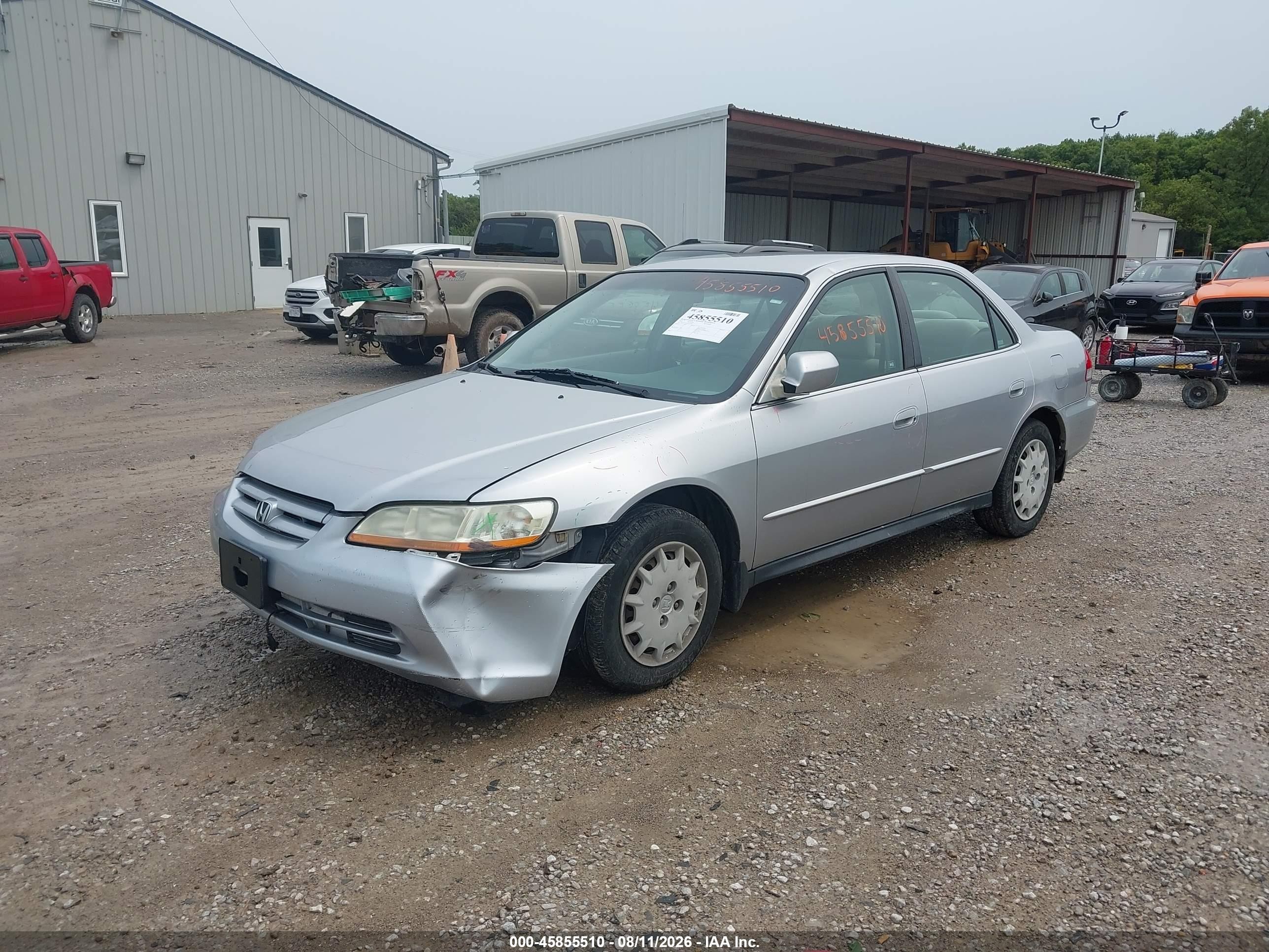 2002 Honda Accord 2.3 Lx Silver vin: JHMCG56492C014365