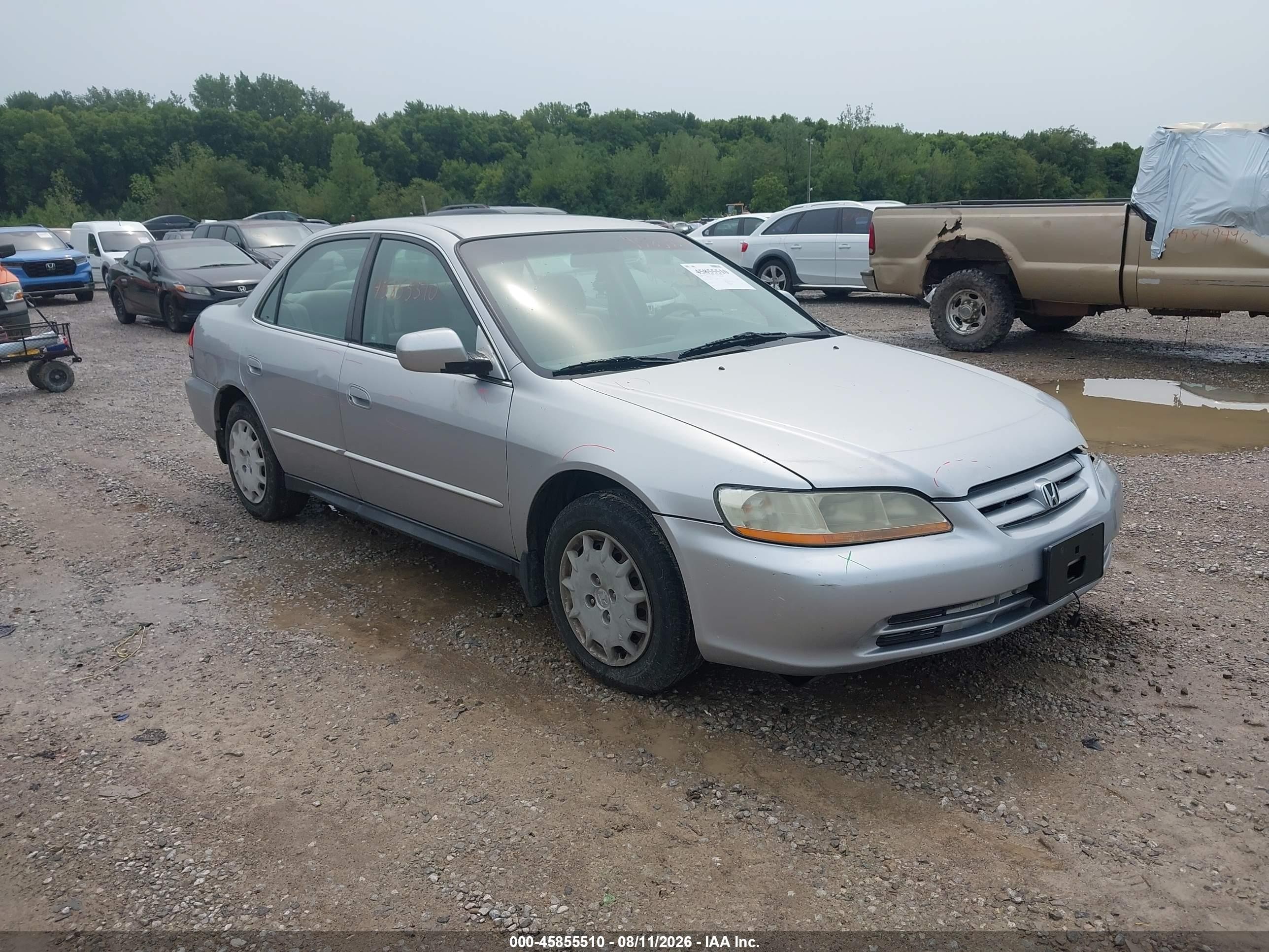 2002 Honda Accord 2.3 Lx Silver vin: JHMCG56492C014365