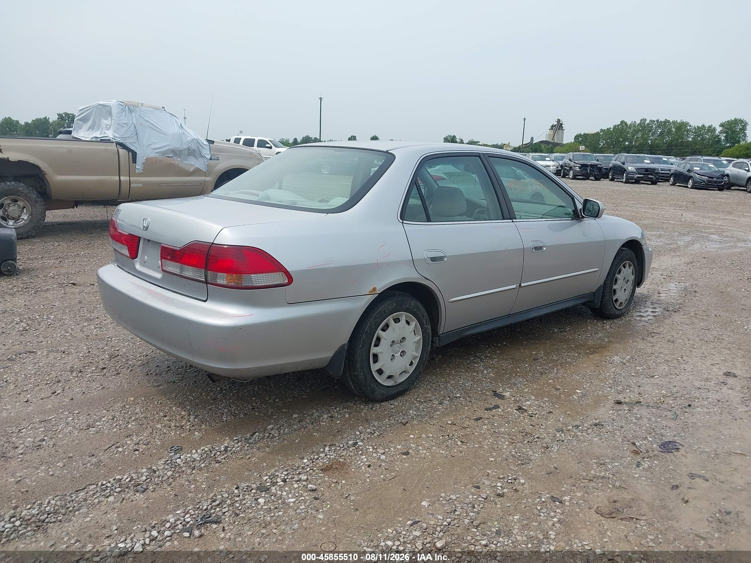 2002 Honda Accord 2.3 Lx Silver vin: JHMCG56492C014365