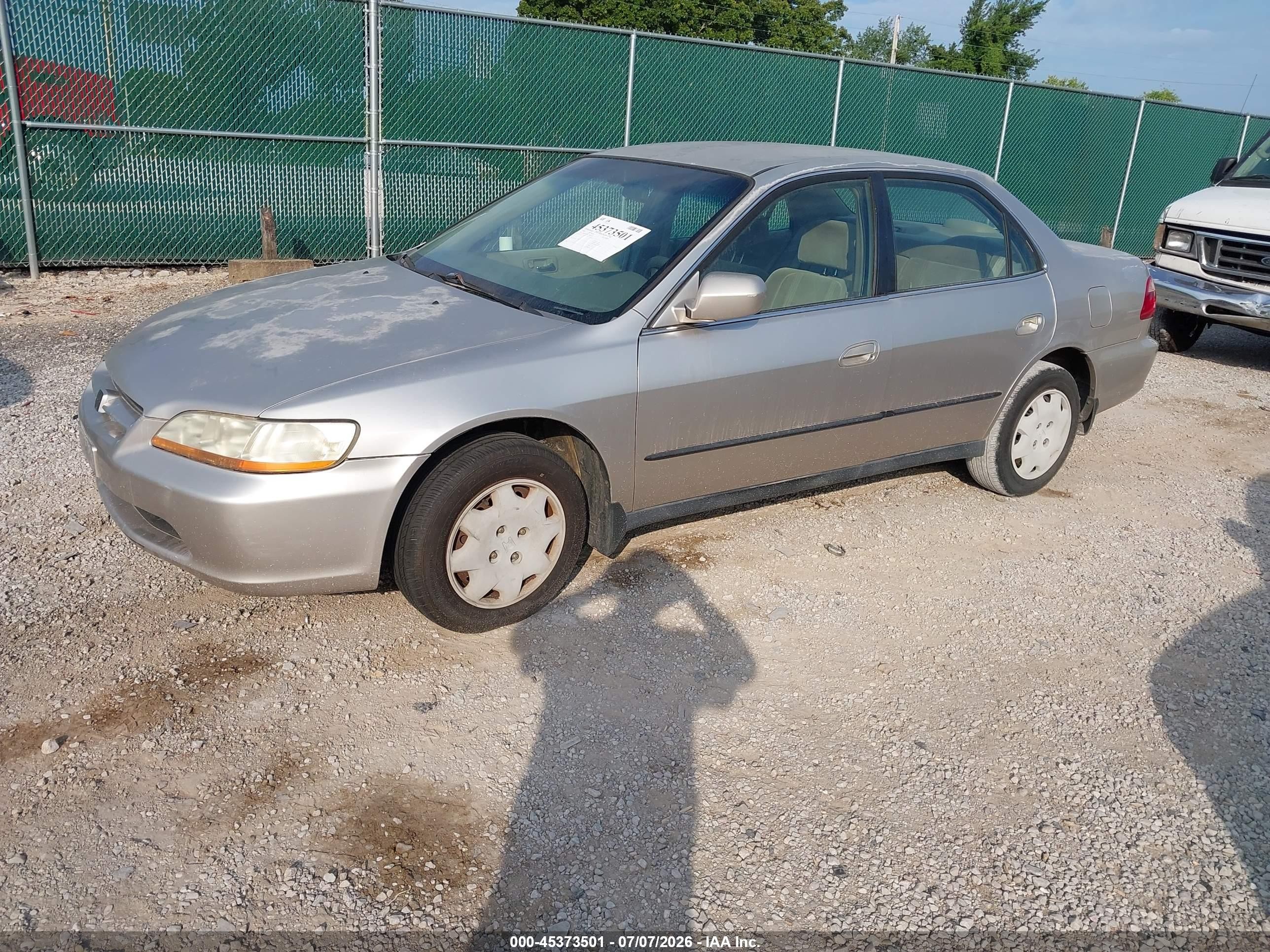 1999 Honda Accord Lx Beige vin: JHMCG5649XC006029