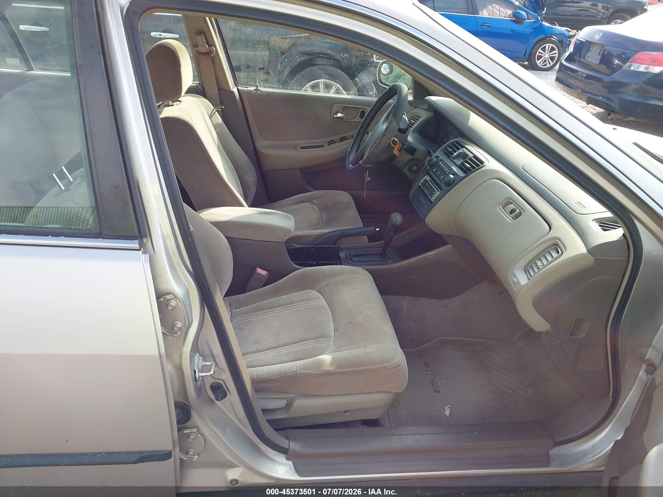 1999 Honda Accord Lx Beige vin: JHMCG5649XC006029