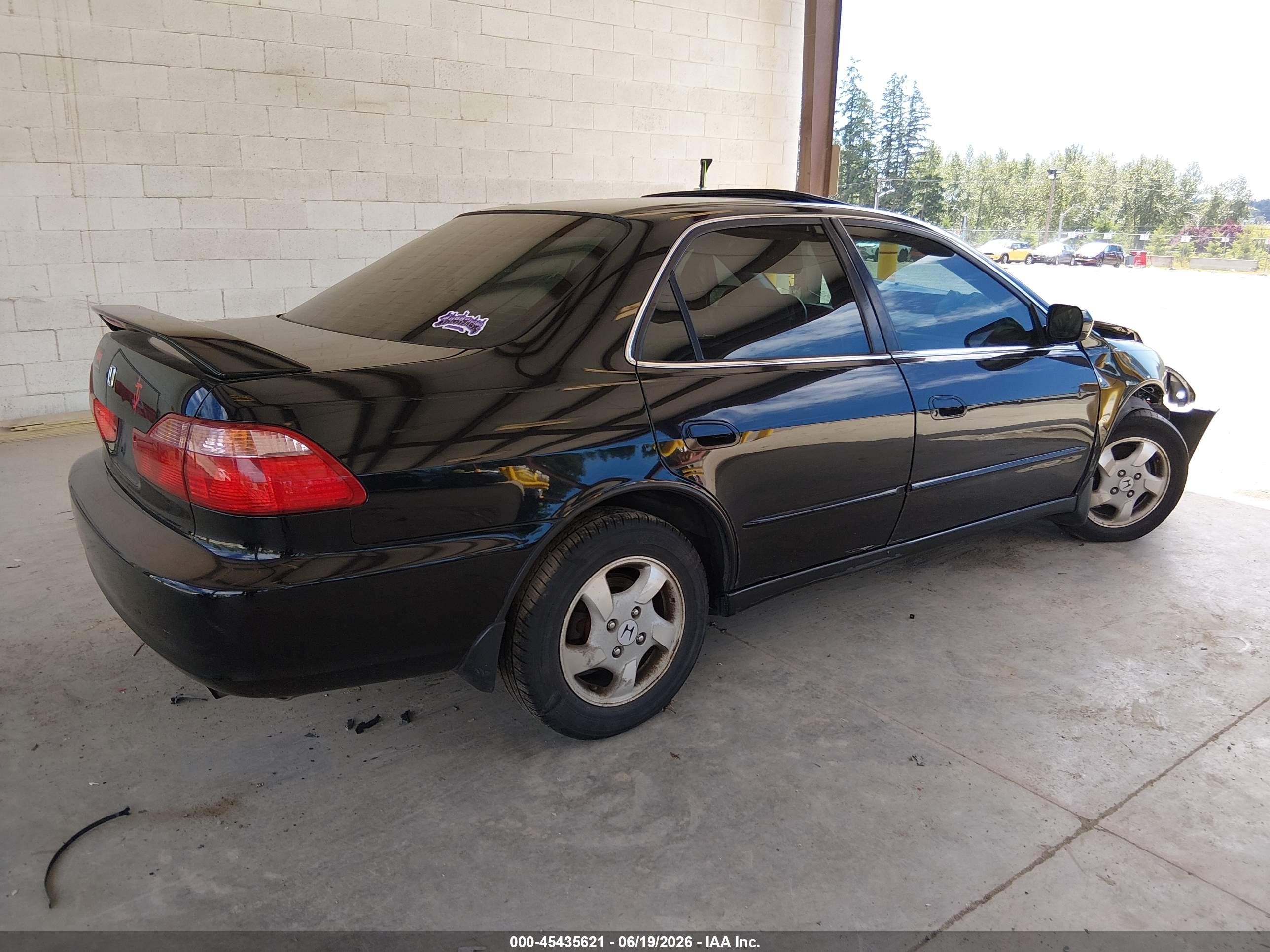 1999 Honda Accord Ex Black vin: JHMCG5650XC026372