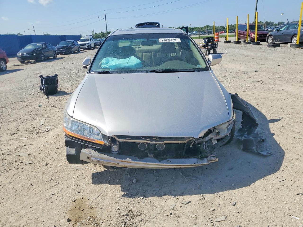 1999 Honda Accord Ex Silver vin: JHMCG5652XC047983