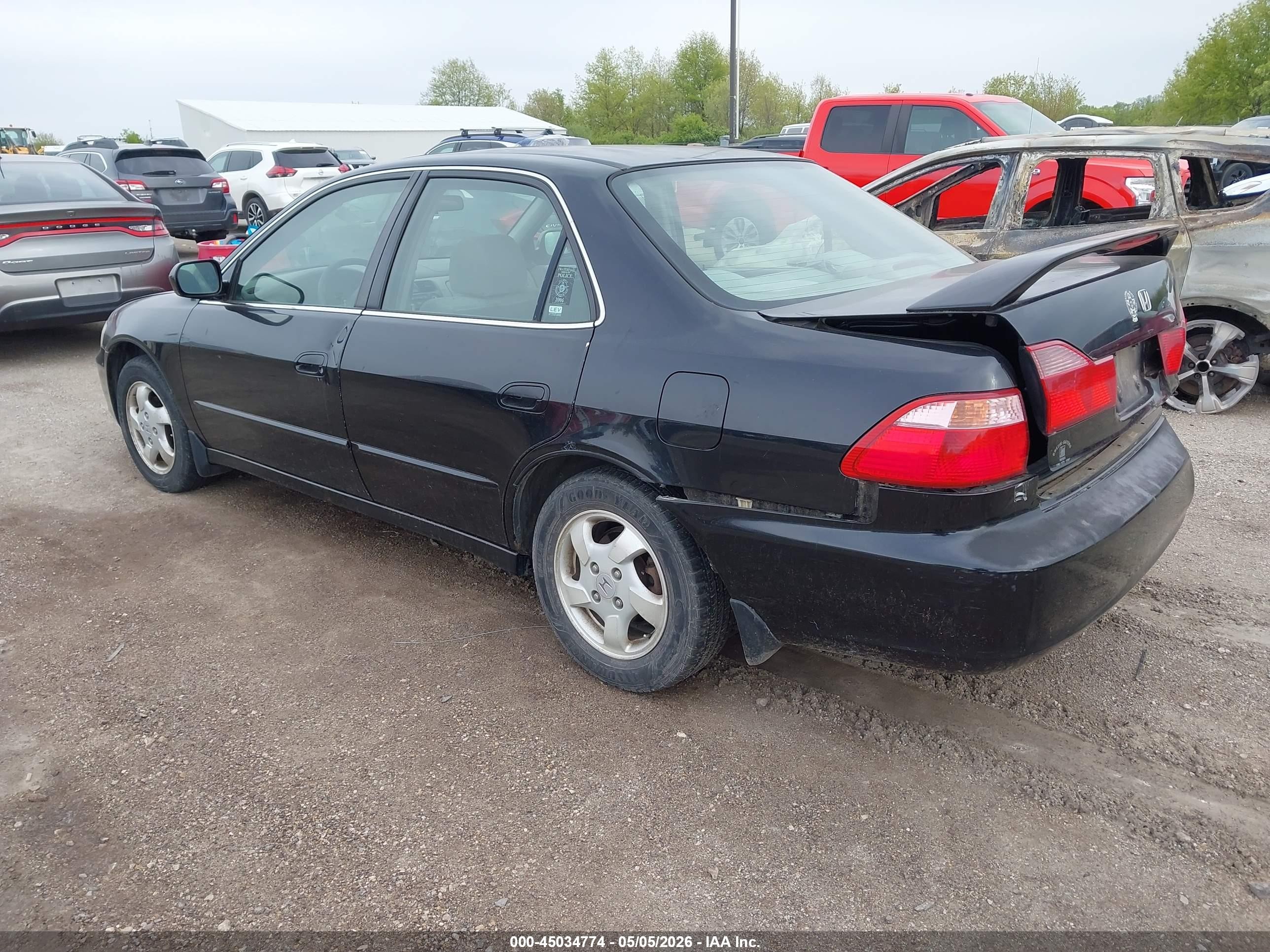 1999 Honda Accord Ex Черный vin: JHMCG5654XC019067