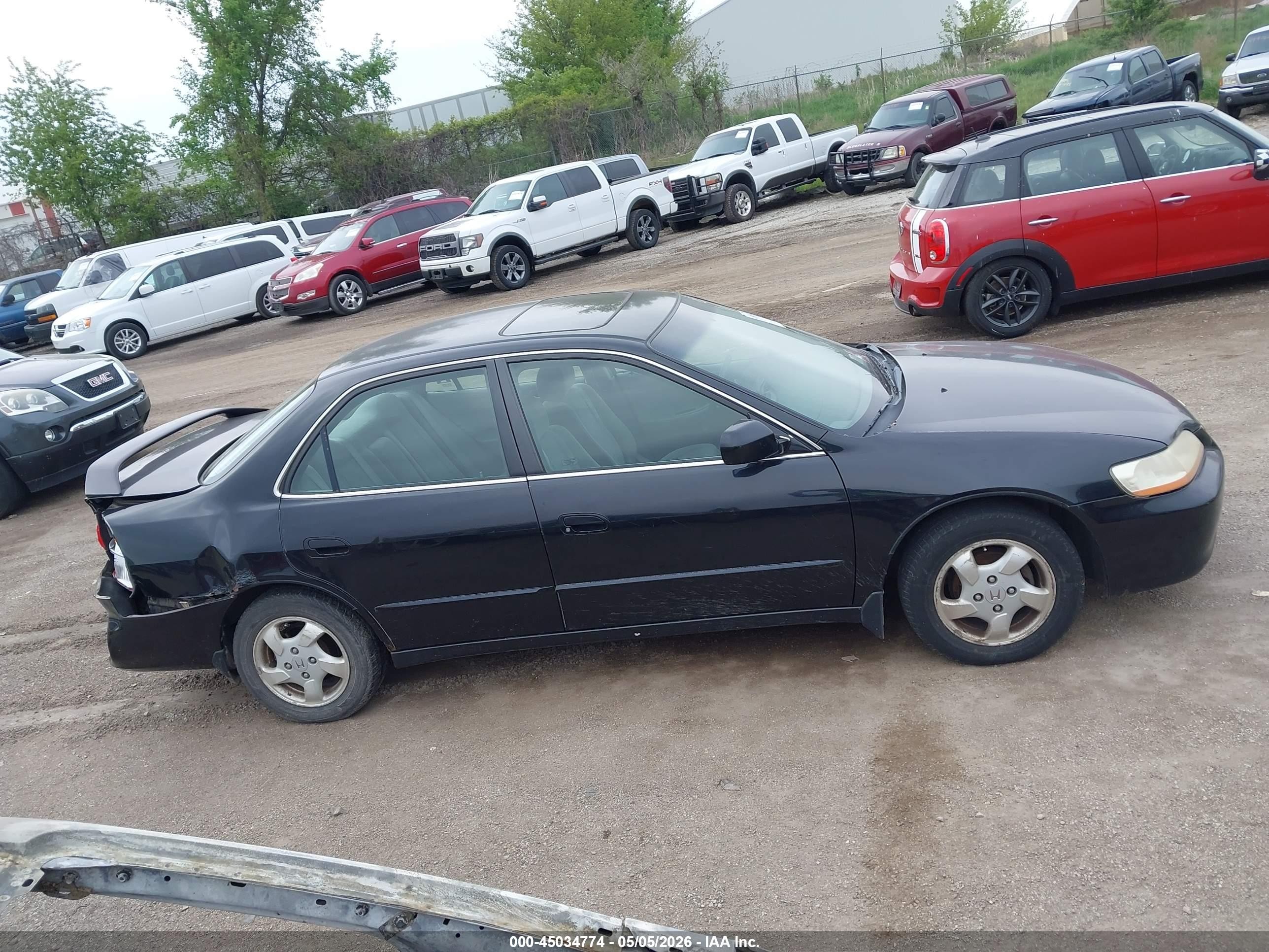 1999 Honda Accord Ex Черный vin: JHMCG5654XC019067