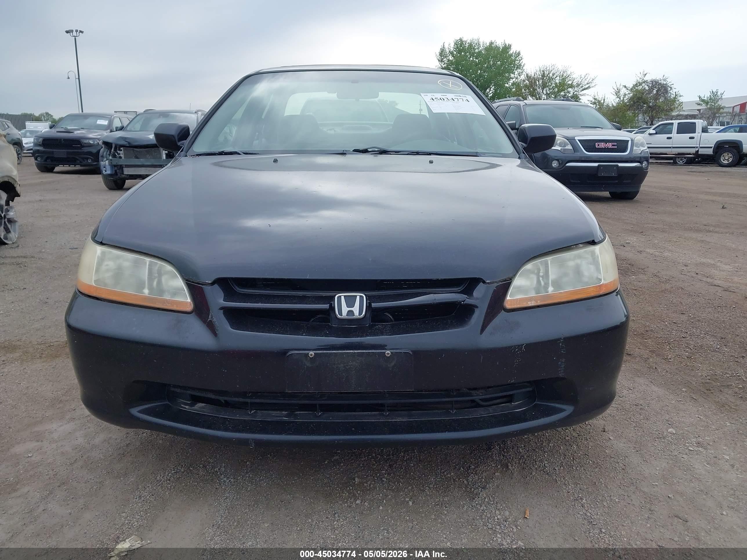 1999 Honda Accord Ex Черный vin: JHMCG5654XC019067