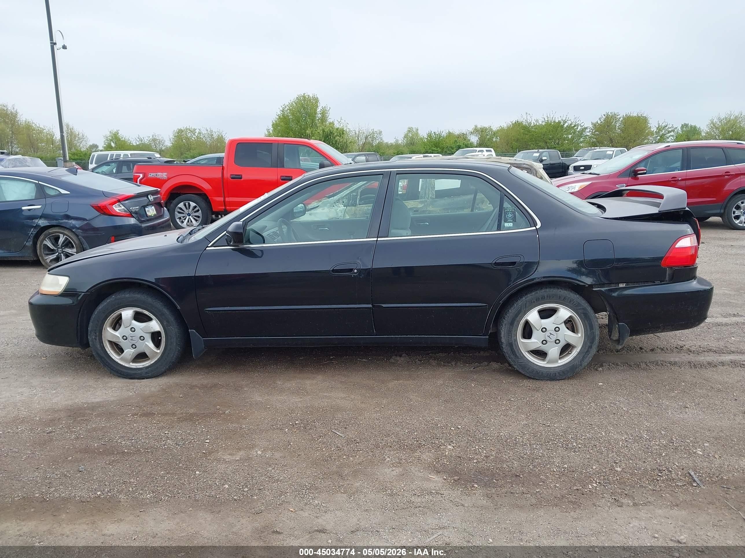 1999 Honda Accord Ex Черный vin: JHMCG5654XC019067