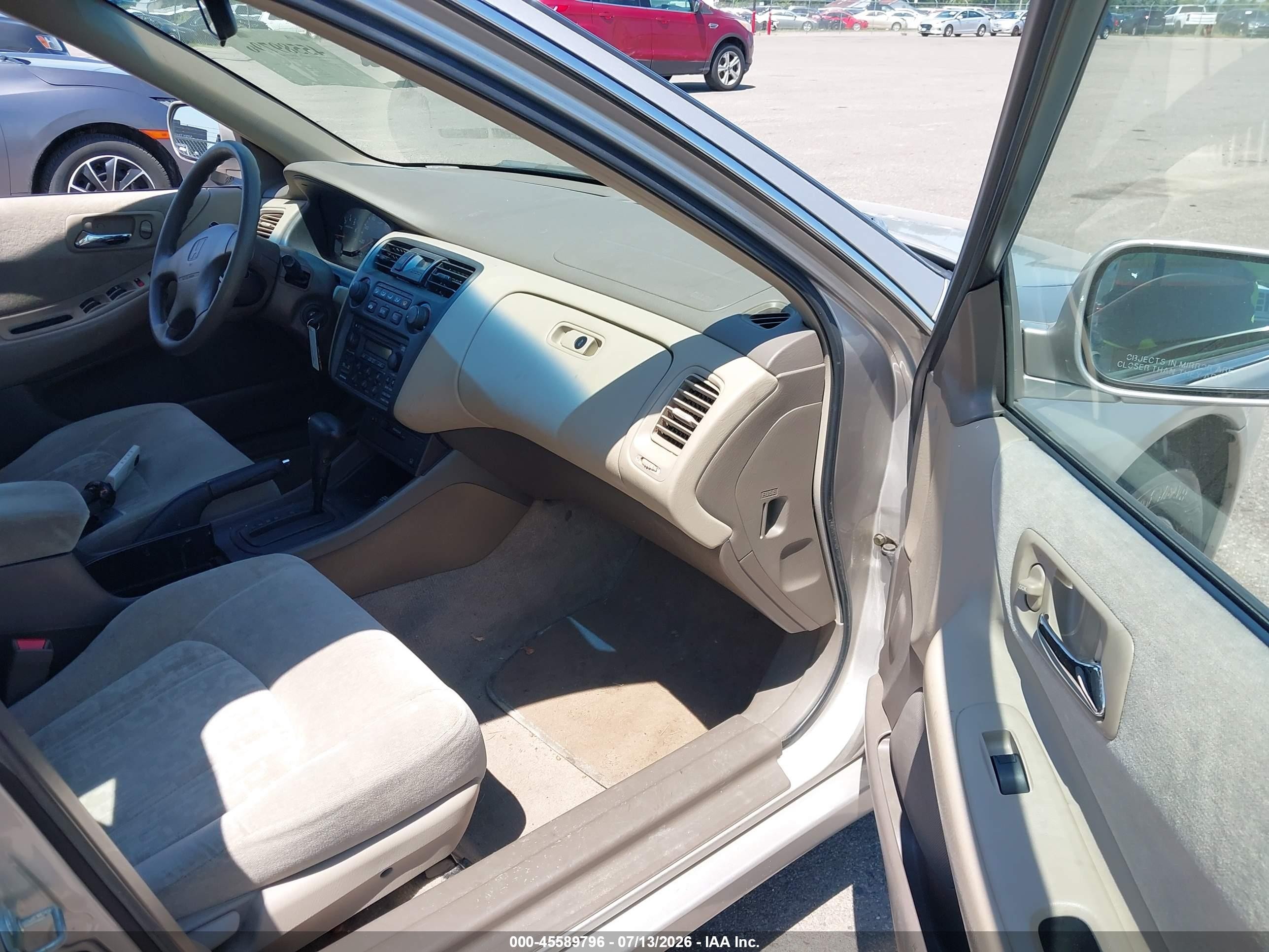 1999 Honda Accord Ex Champagne vin: JHMCG5654XC029288