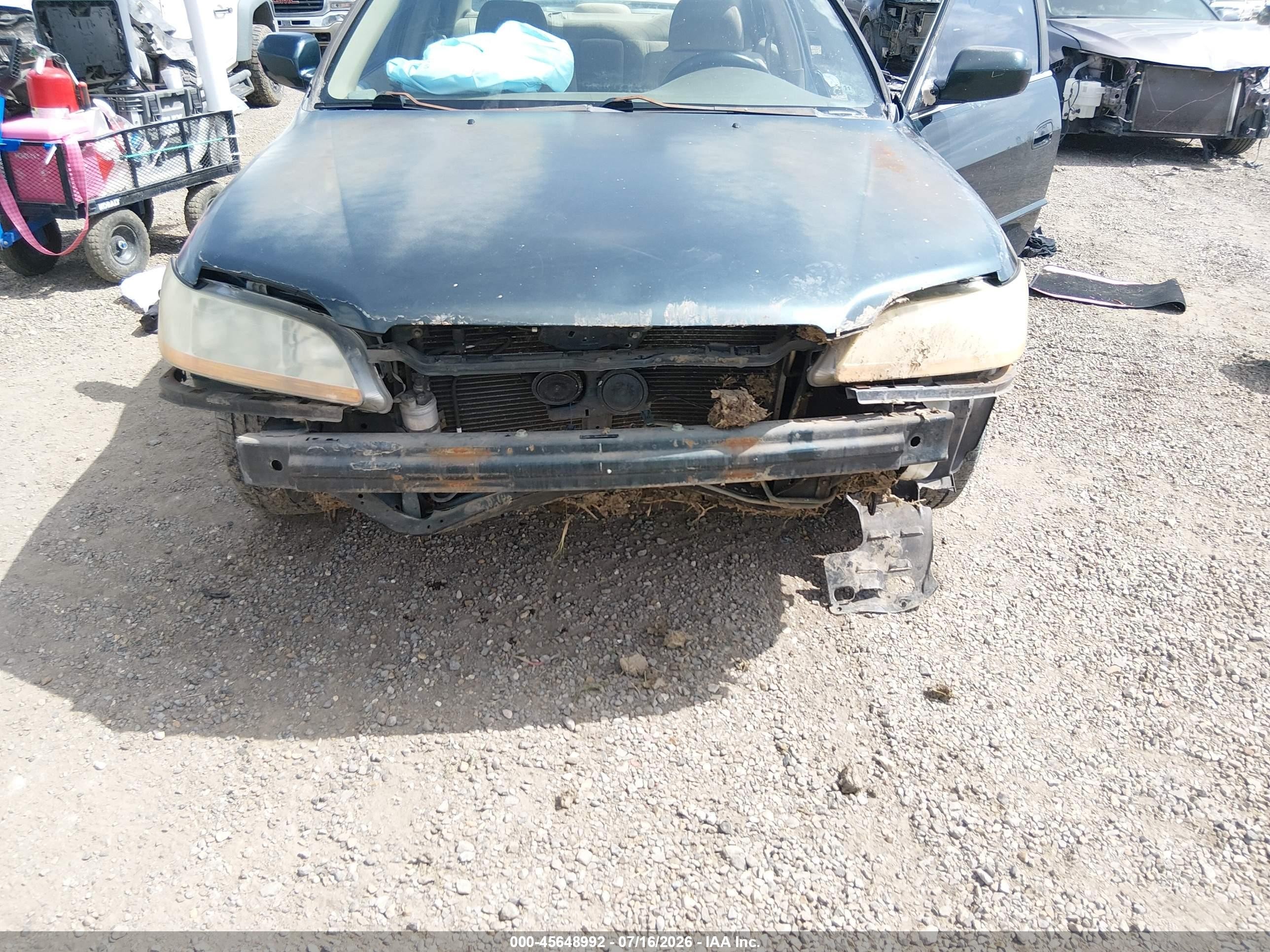 1999 Honda Accord Ex Green vin: JHMCG5654XC041733