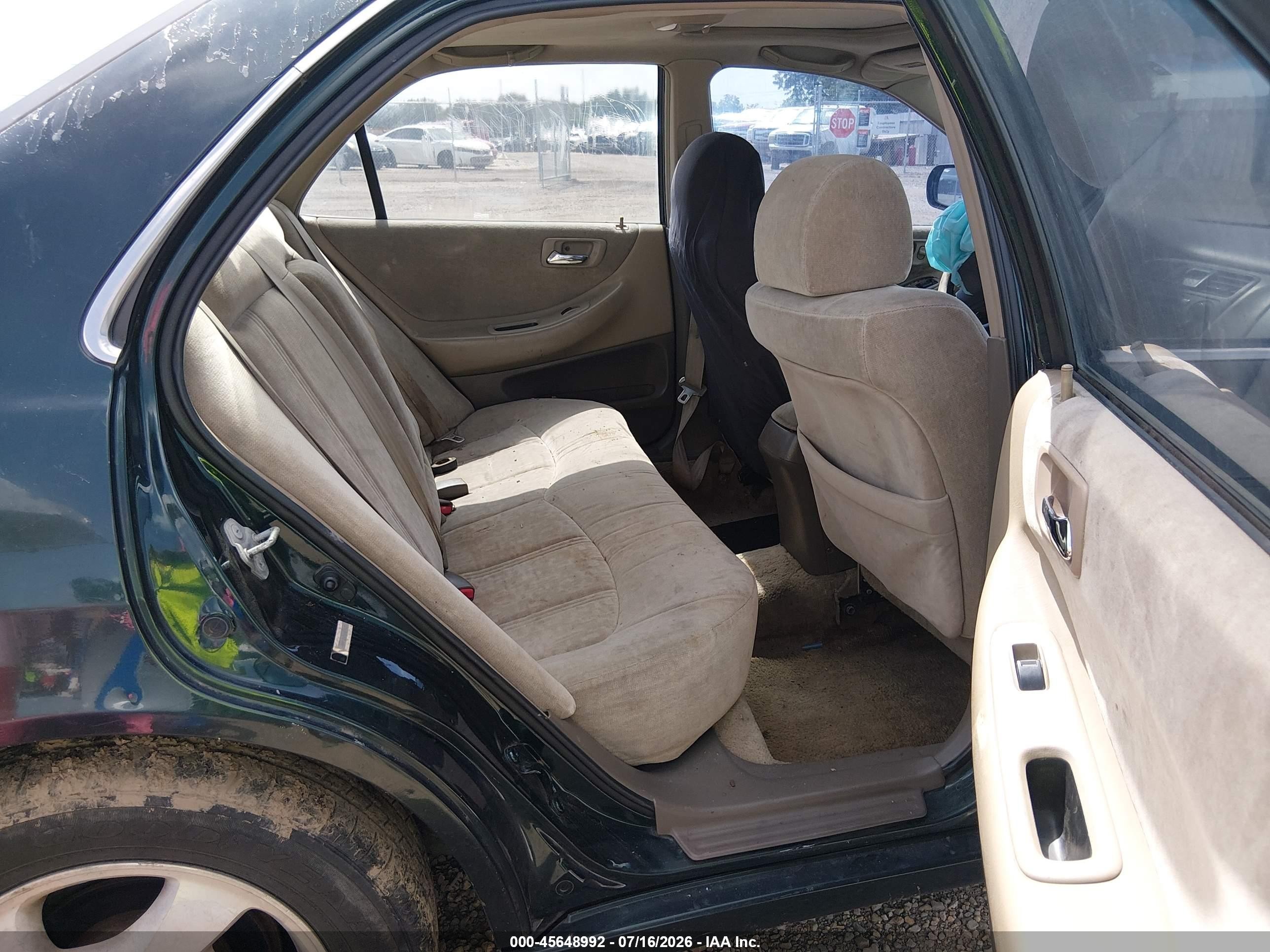 1999 Honda Accord Ex Green vin: JHMCG5654XC041733