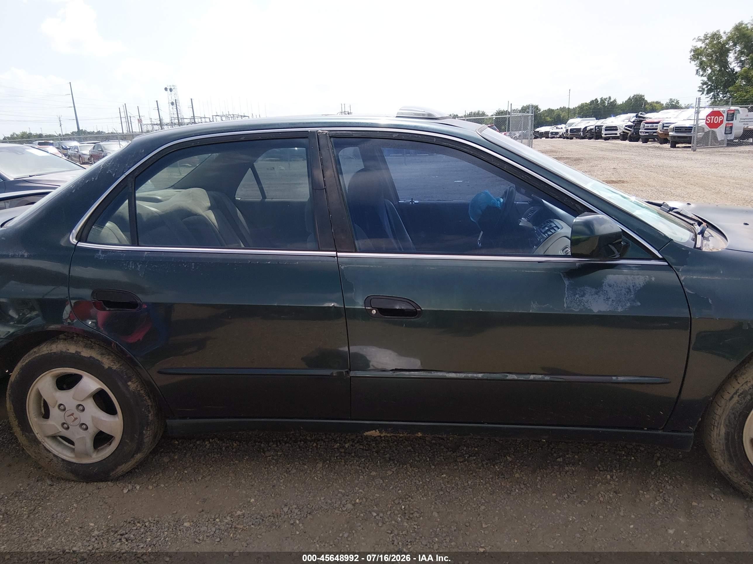 1999 Honda Accord Ex Green vin: JHMCG5654XC041733