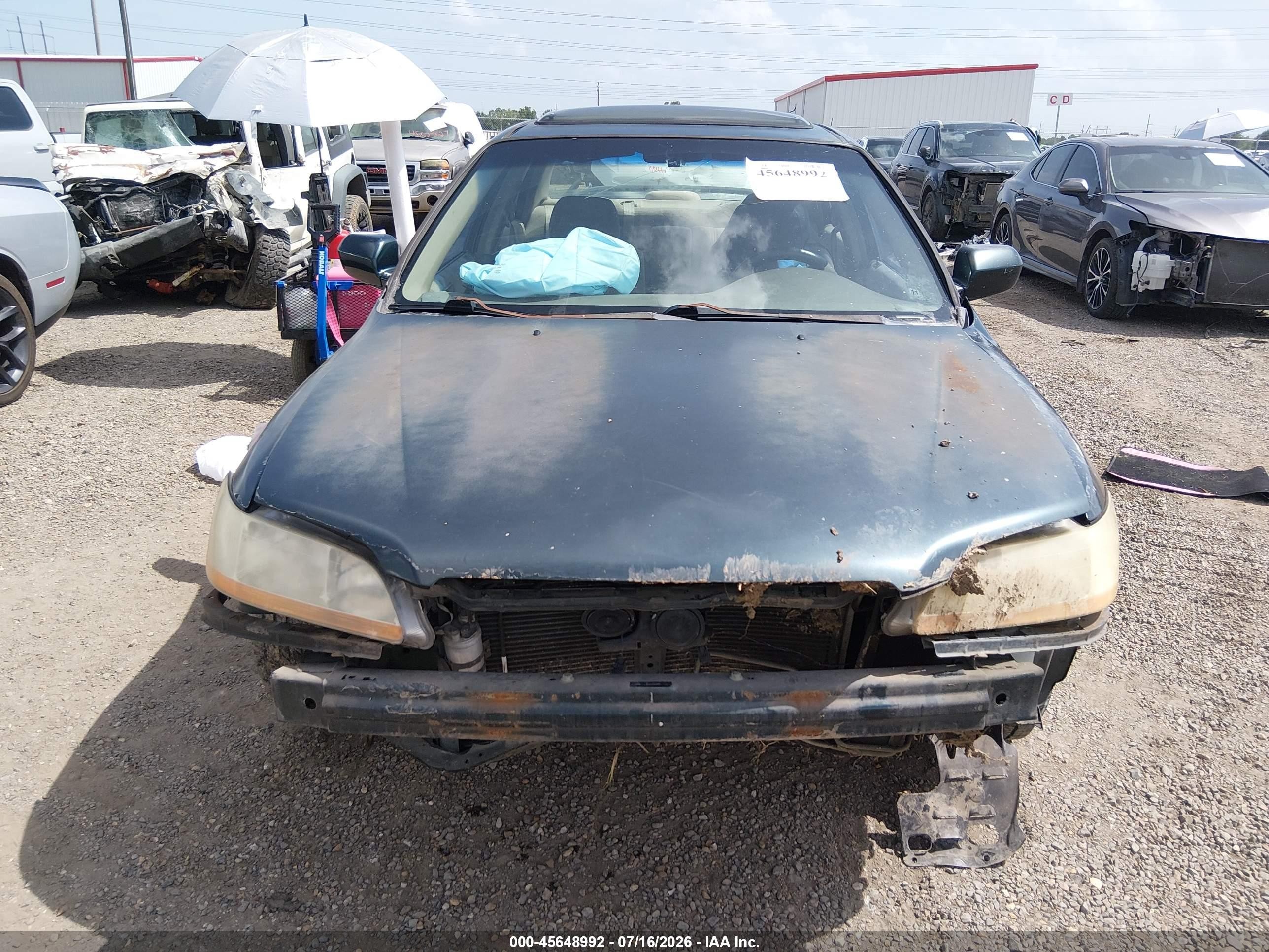 1999 Honda Accord Ex Green vin: JHMCG5654XC041733