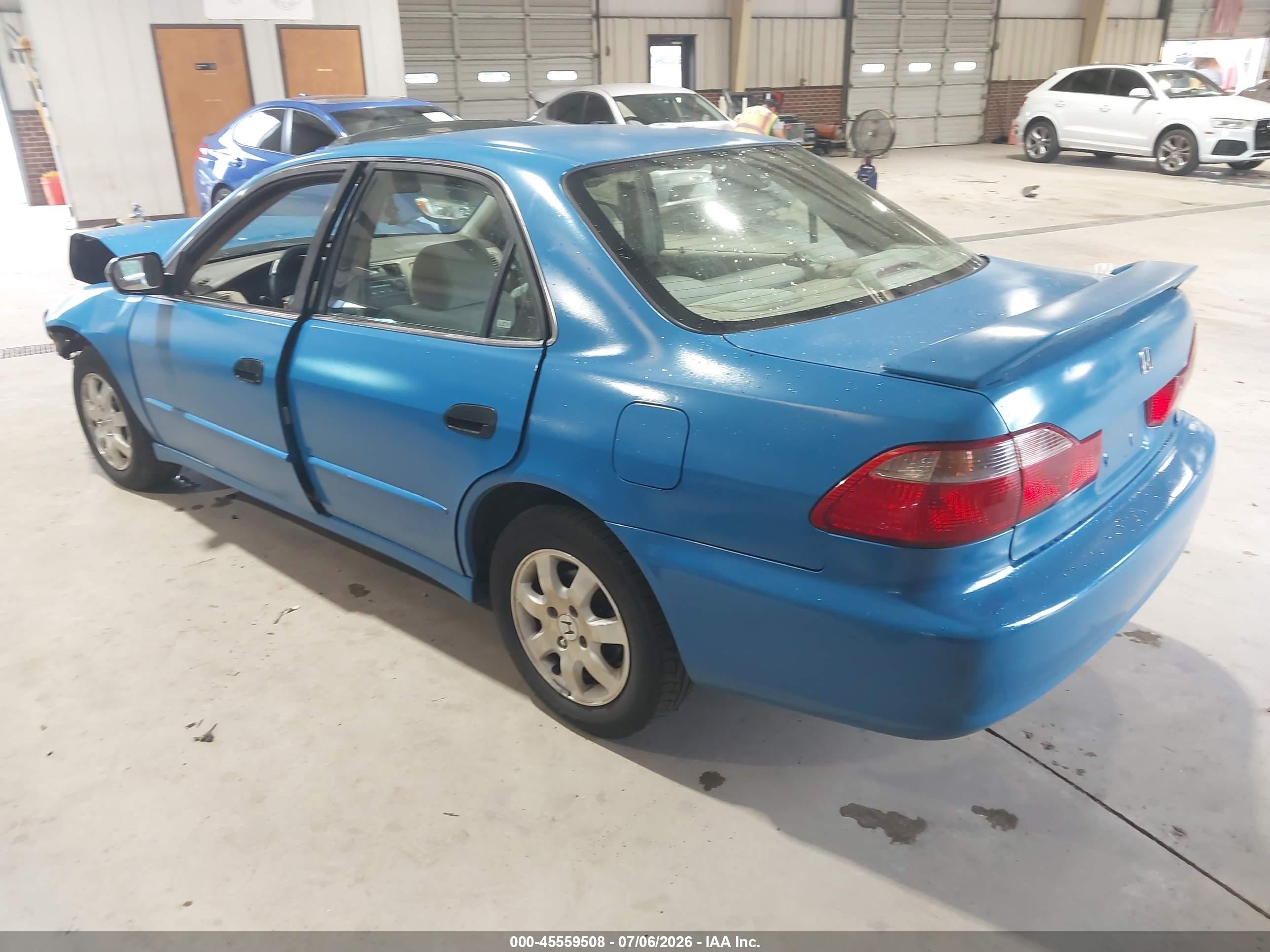 1999 Honda Accord Ex Blue vin: JHMCG5654XC060038
