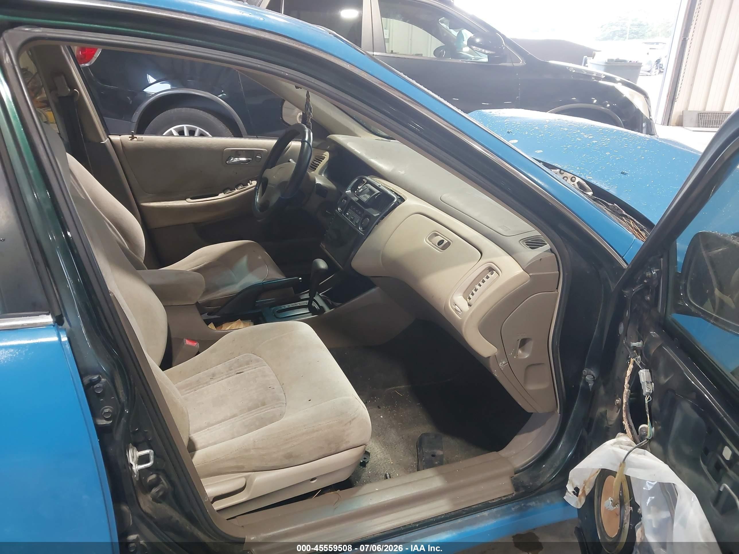 1999 Honda Accord Ex Blue vin: JHMCG5654XC060038