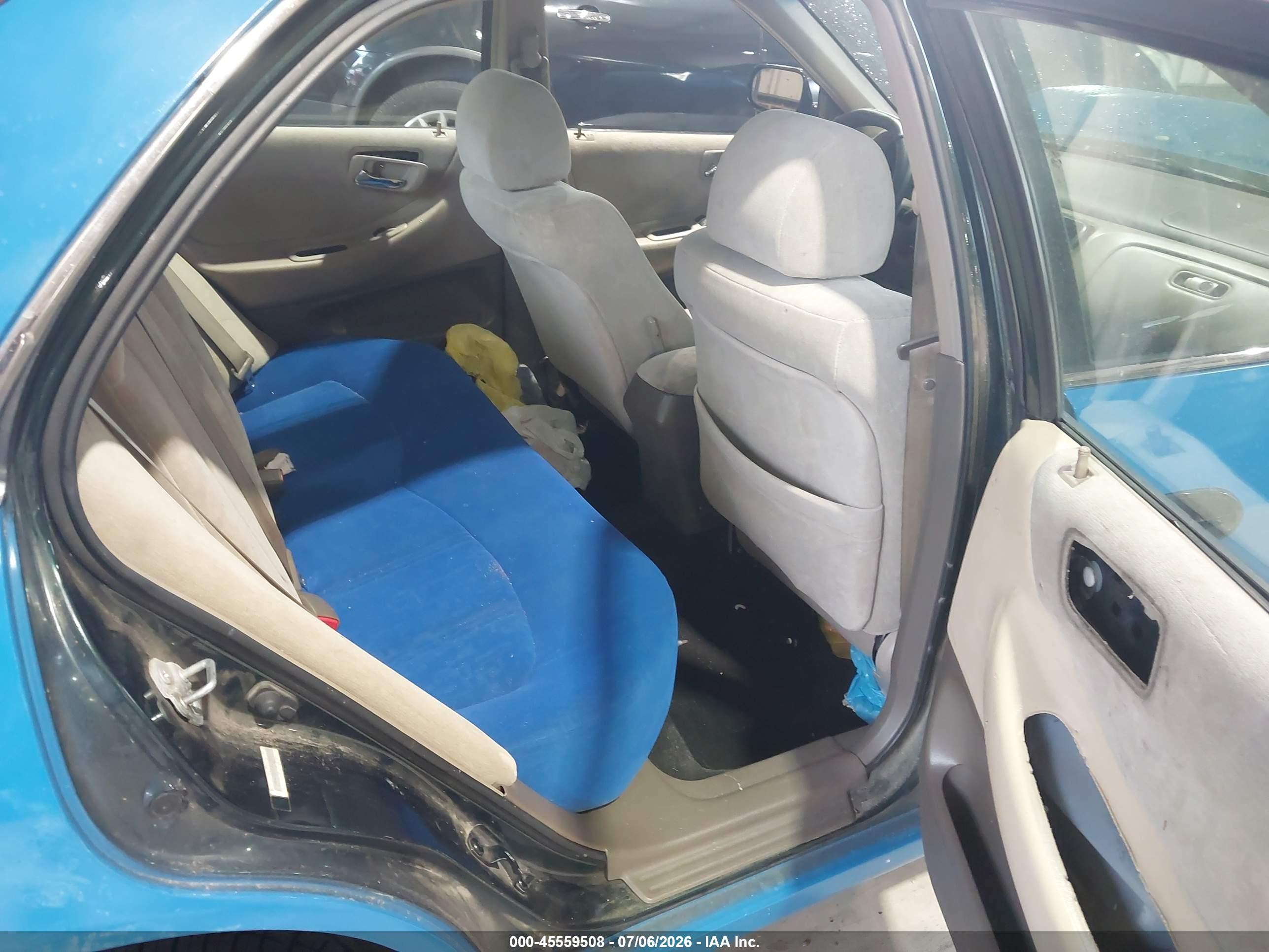1999 Honda Accord Ex Blue vin: JHMCG5654XC060038