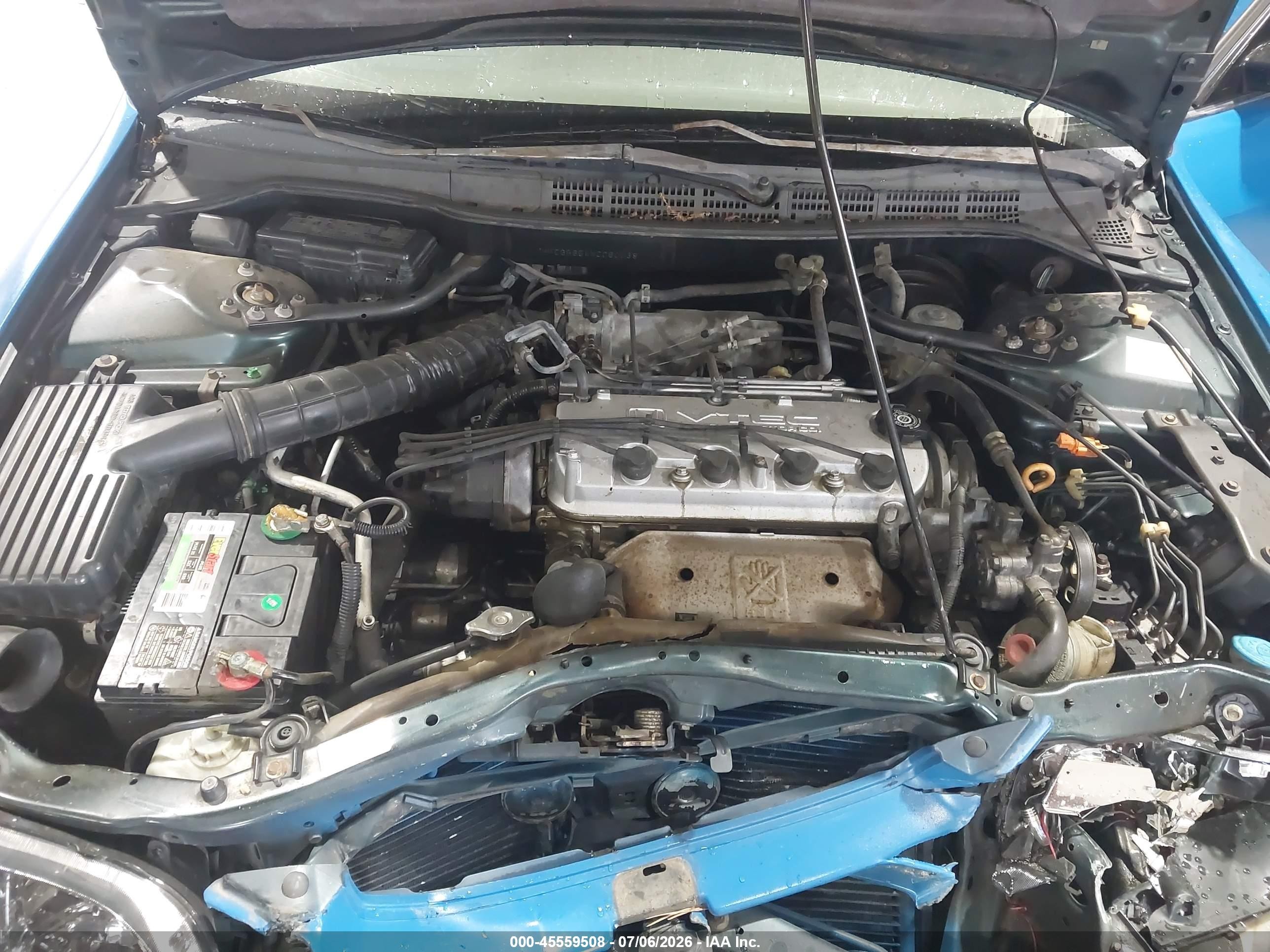 1999 Honda Accord Ex Blue vin: JHMCG5654XC060038