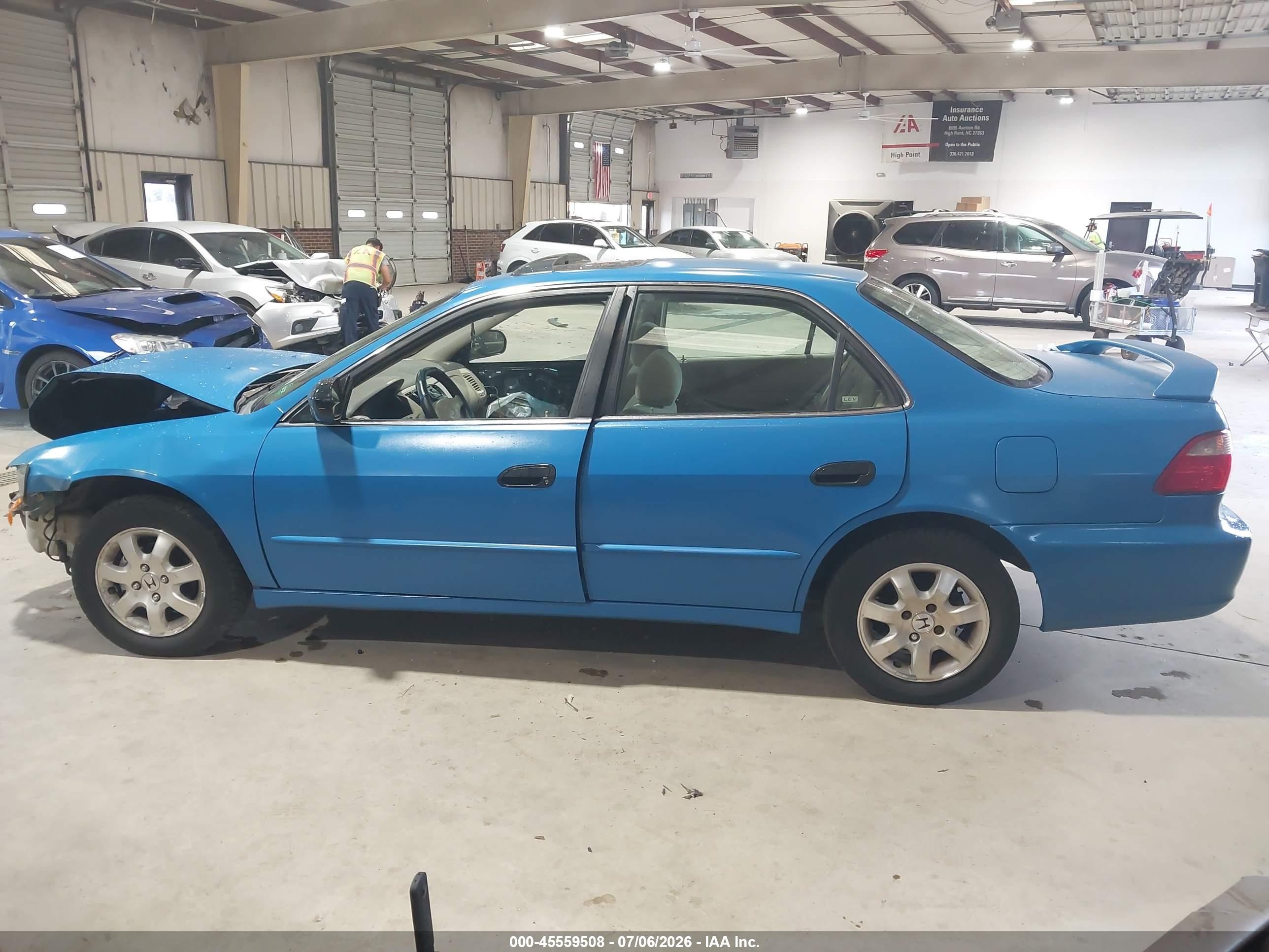 1999 Honda Accord Ex Blue vin: JHMCG5654XC060038