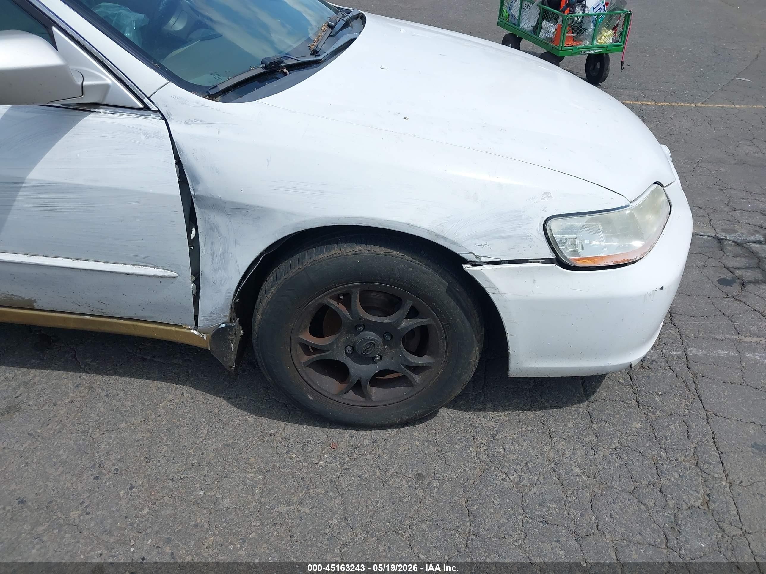 1999 Honda Accord Ex Белый vin: JHMCG5656XC040292