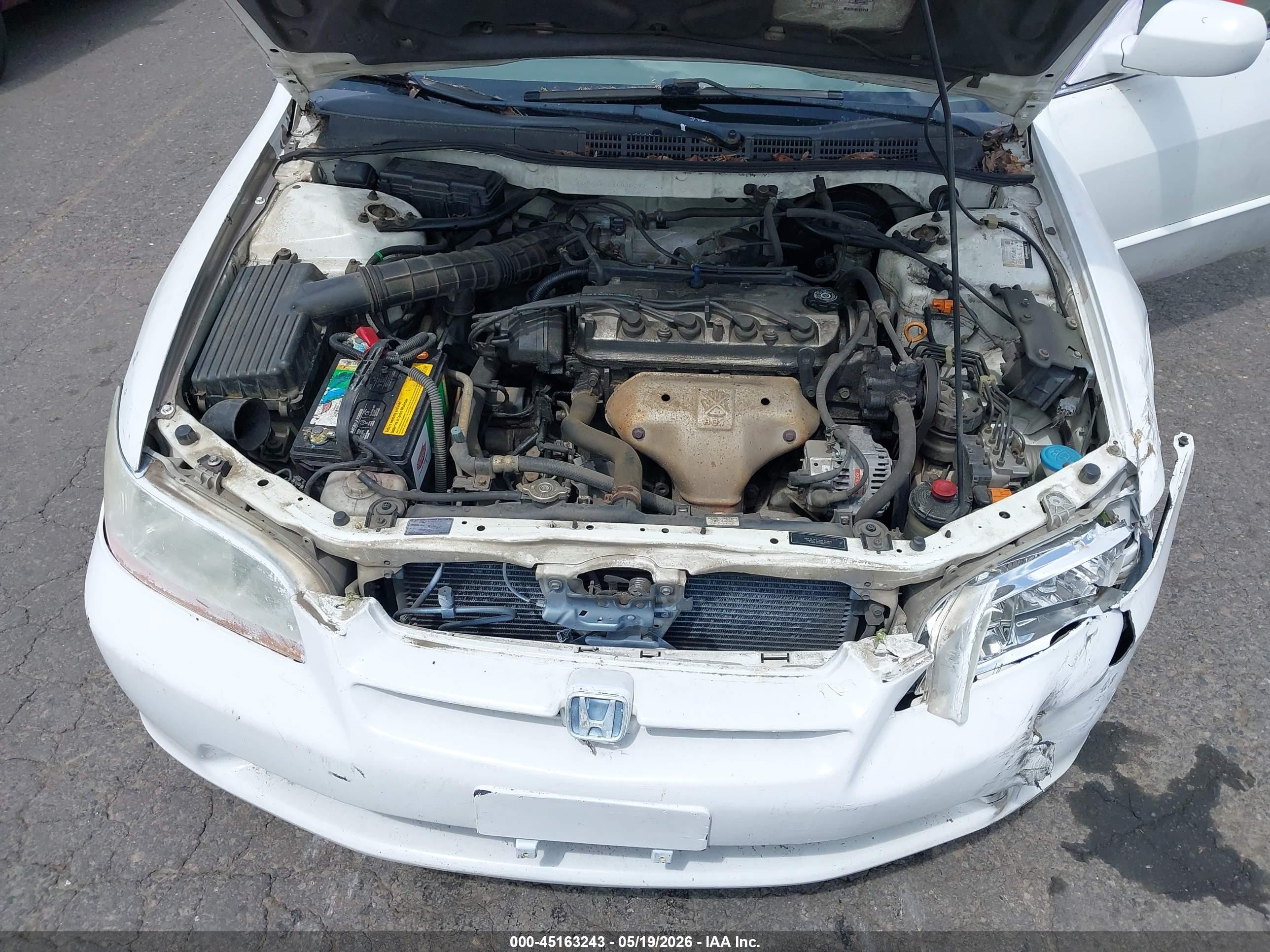 1999 Honda Accord Ex Белый vin: JHMCG5656XC040292