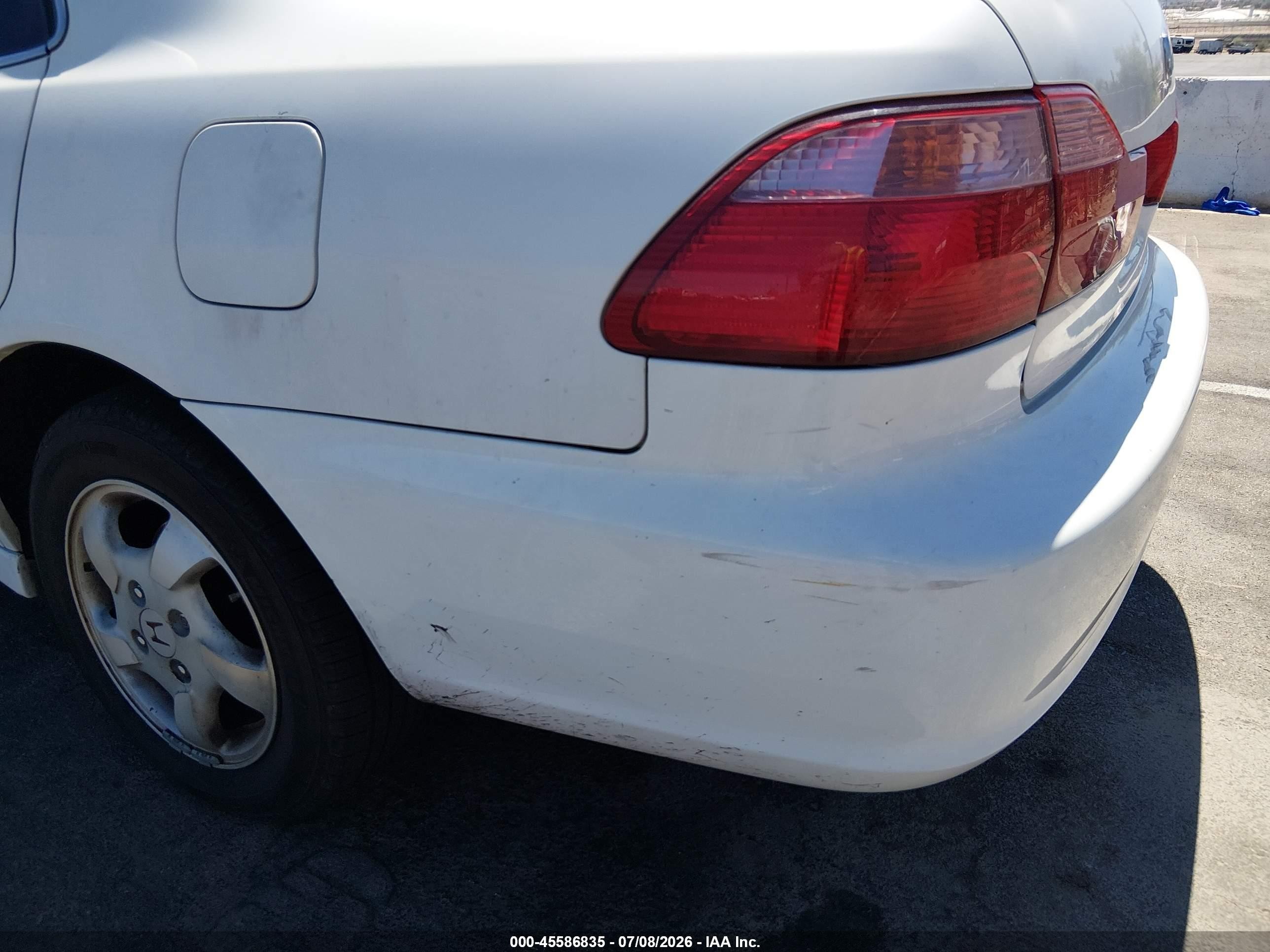 1999 Honda Accord Ex White vin: JHMCG5657XC061264