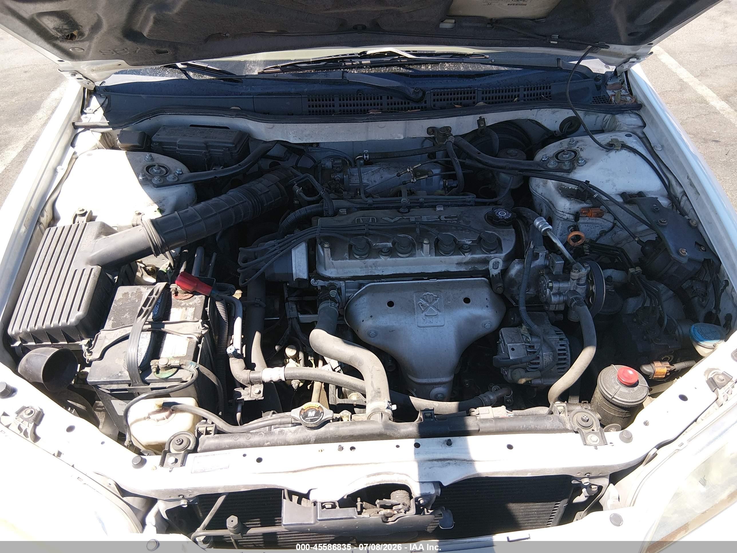 1999 Honda Accord Ex White vin: JHMCG5657XC061264
