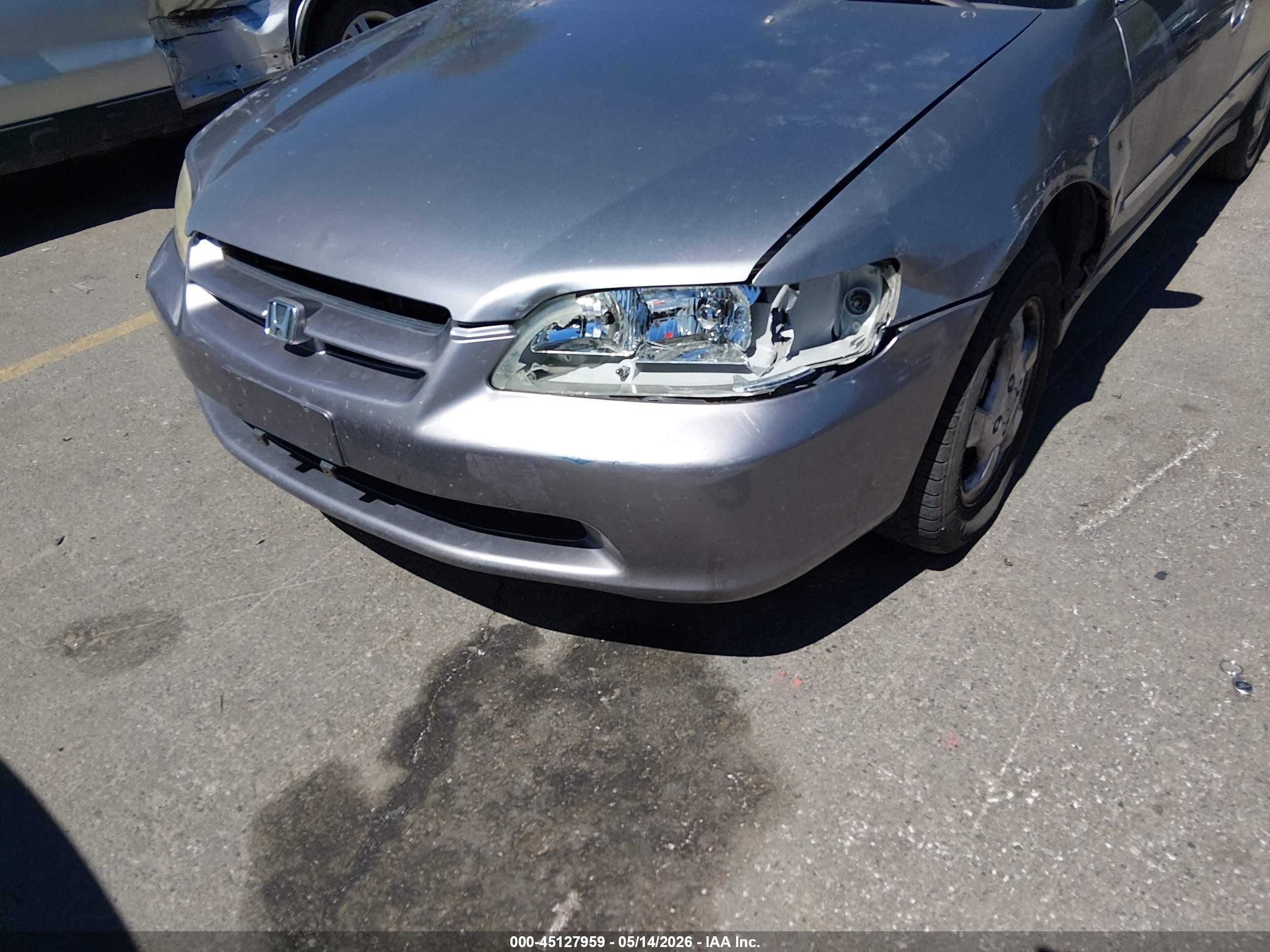 2000 Honda Accord 2.3 Ex Серый vin: JHMCG5658YC042627