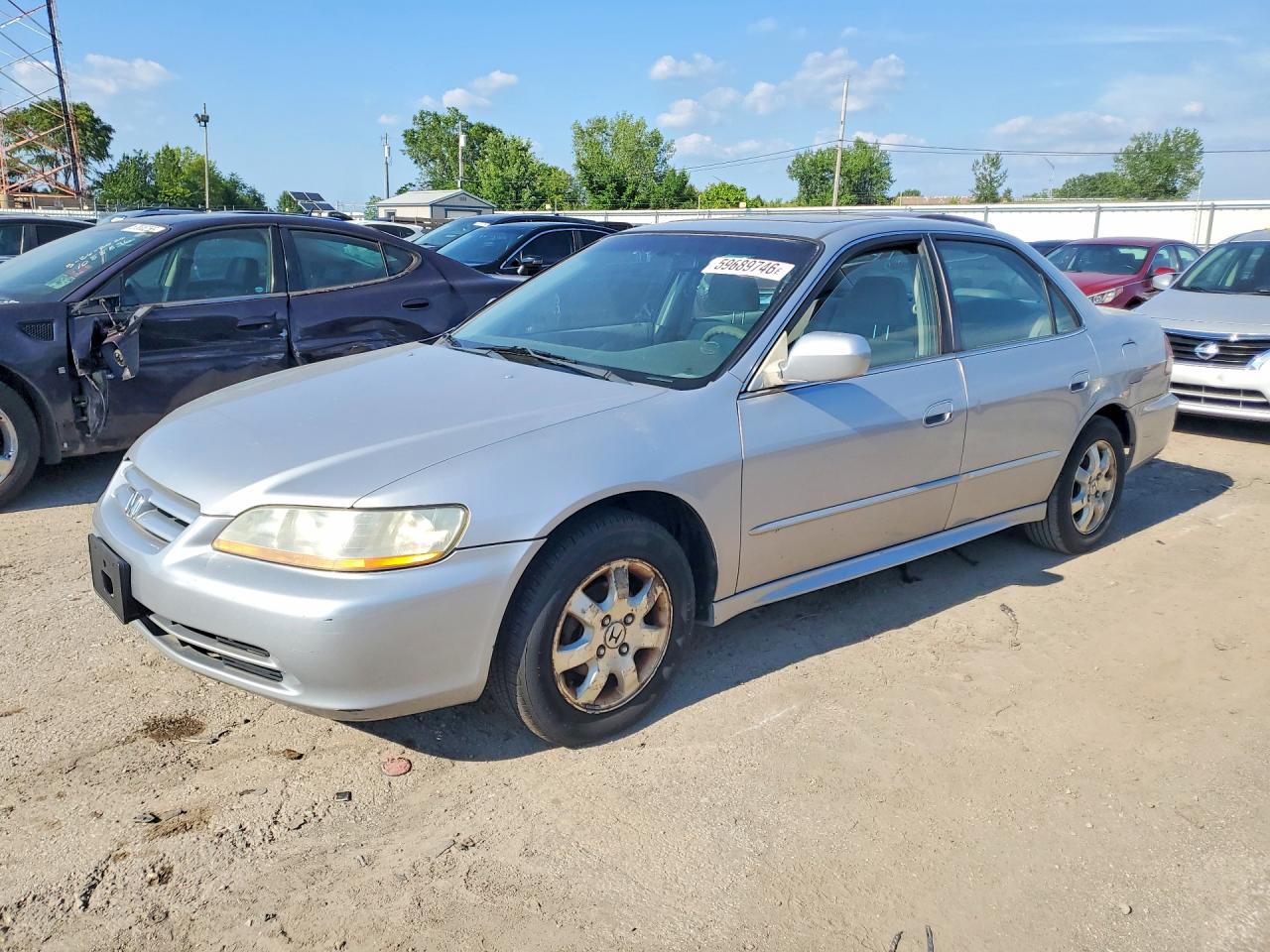 2002 Honda Accord Ex Серебряный vin: JHMCG56602C013526