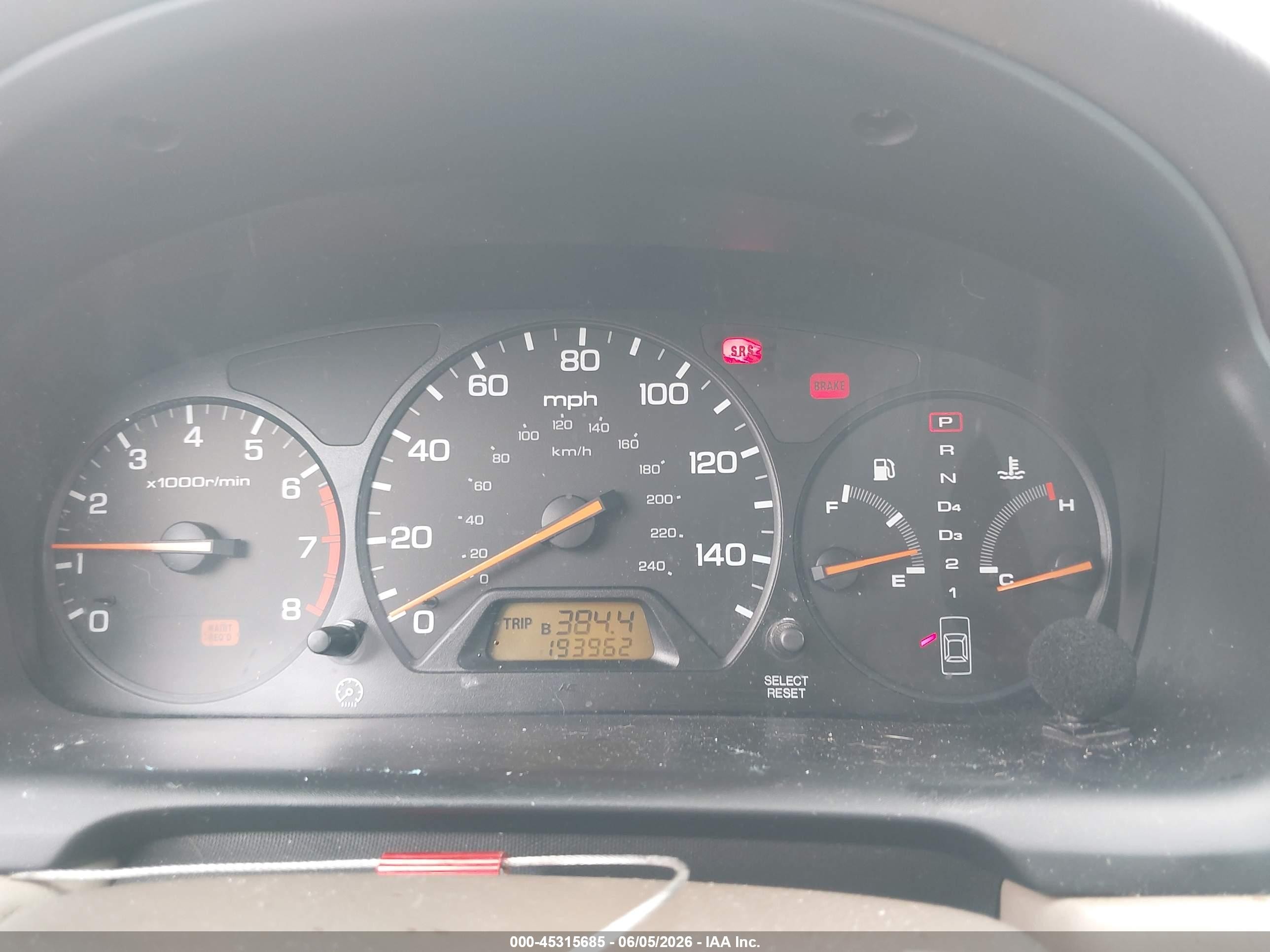 2001 Honda Accord 2.3 Ex Бежевый vin: JHMCG56611C027398