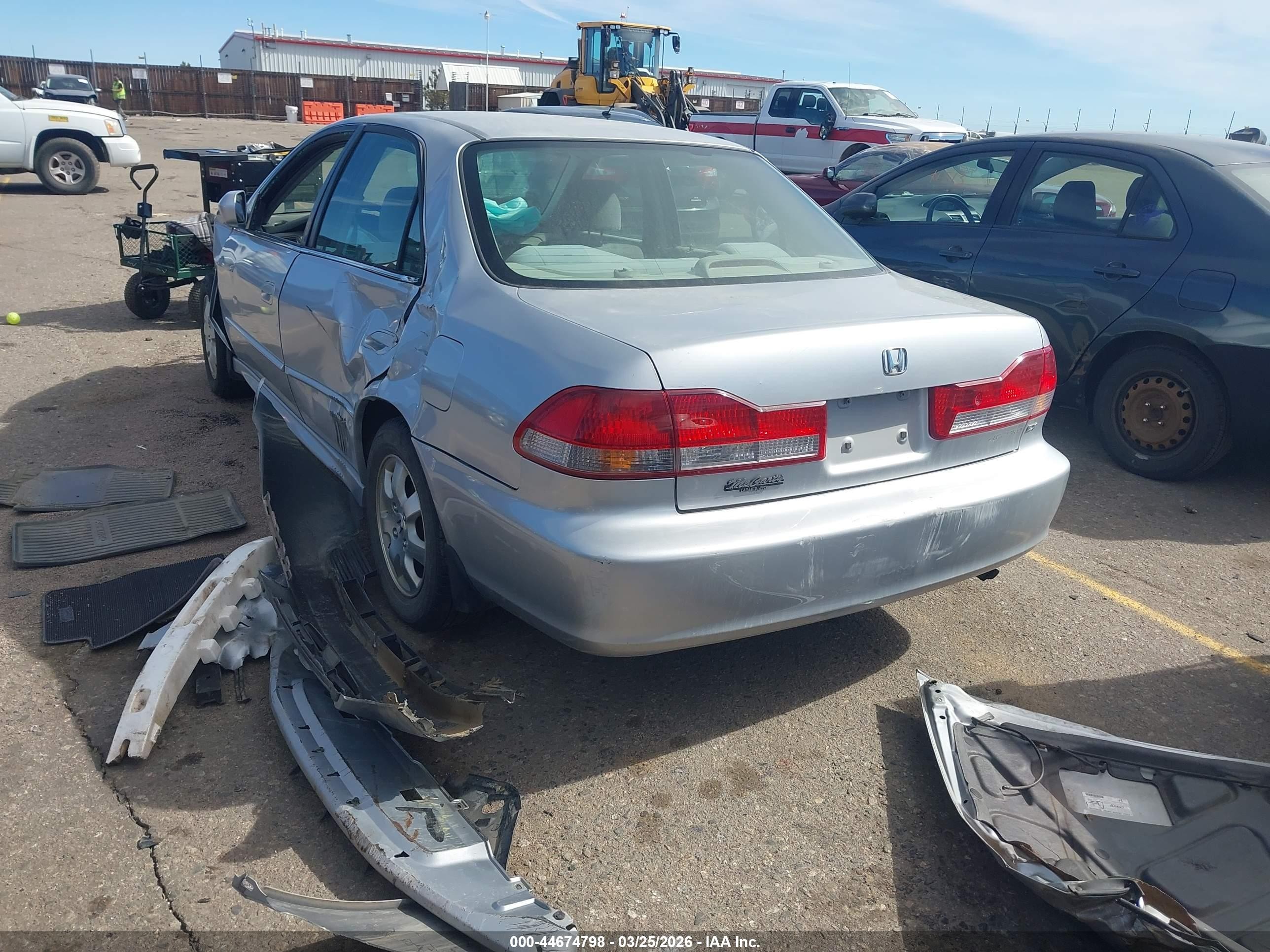 2002 Honda Accord 2.3 Ex Gray vin: JHMCG56612C013504