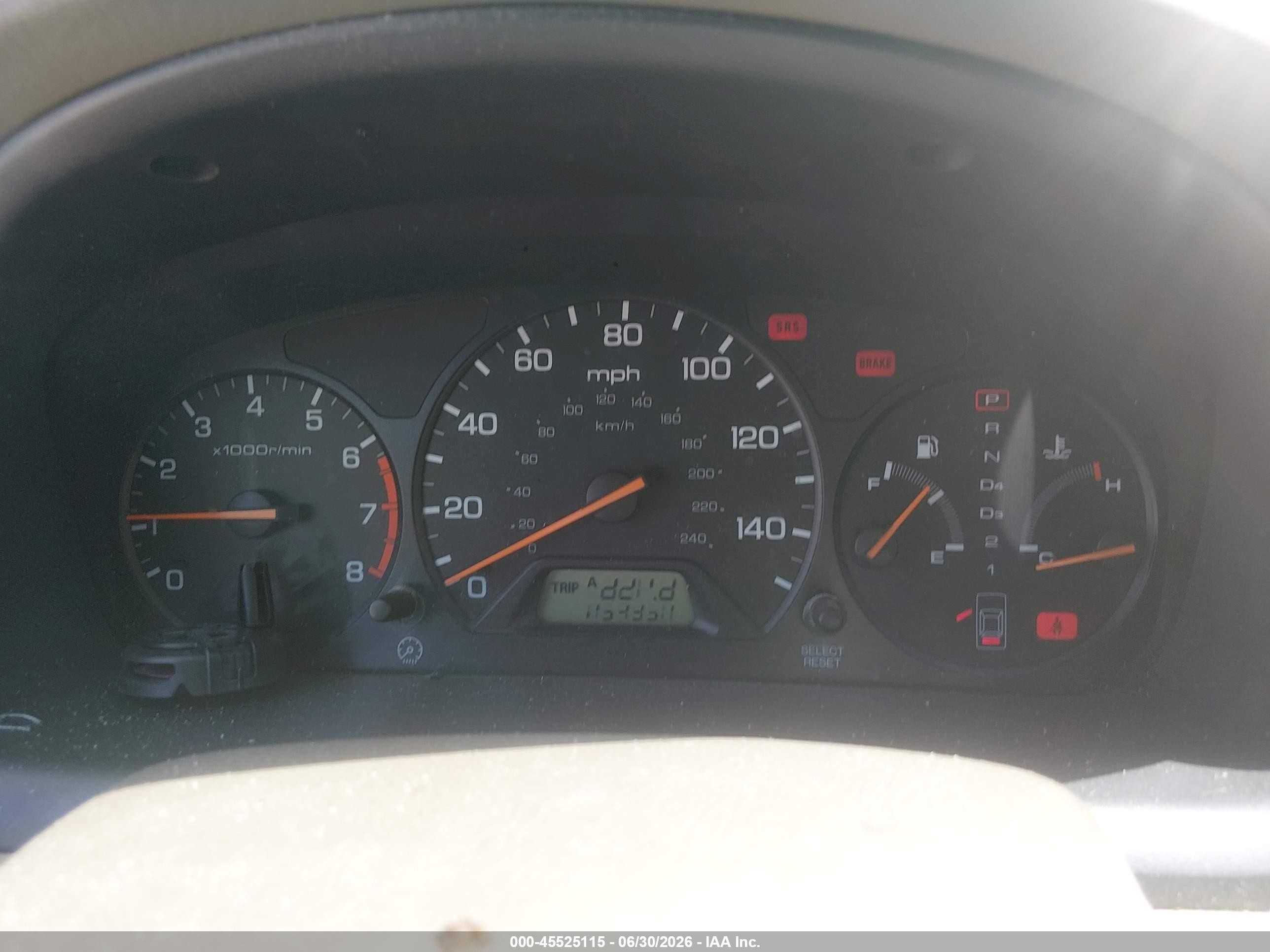 2001 Honda Accord 2.3 Ex Green vin: JHMCG56661C029227
