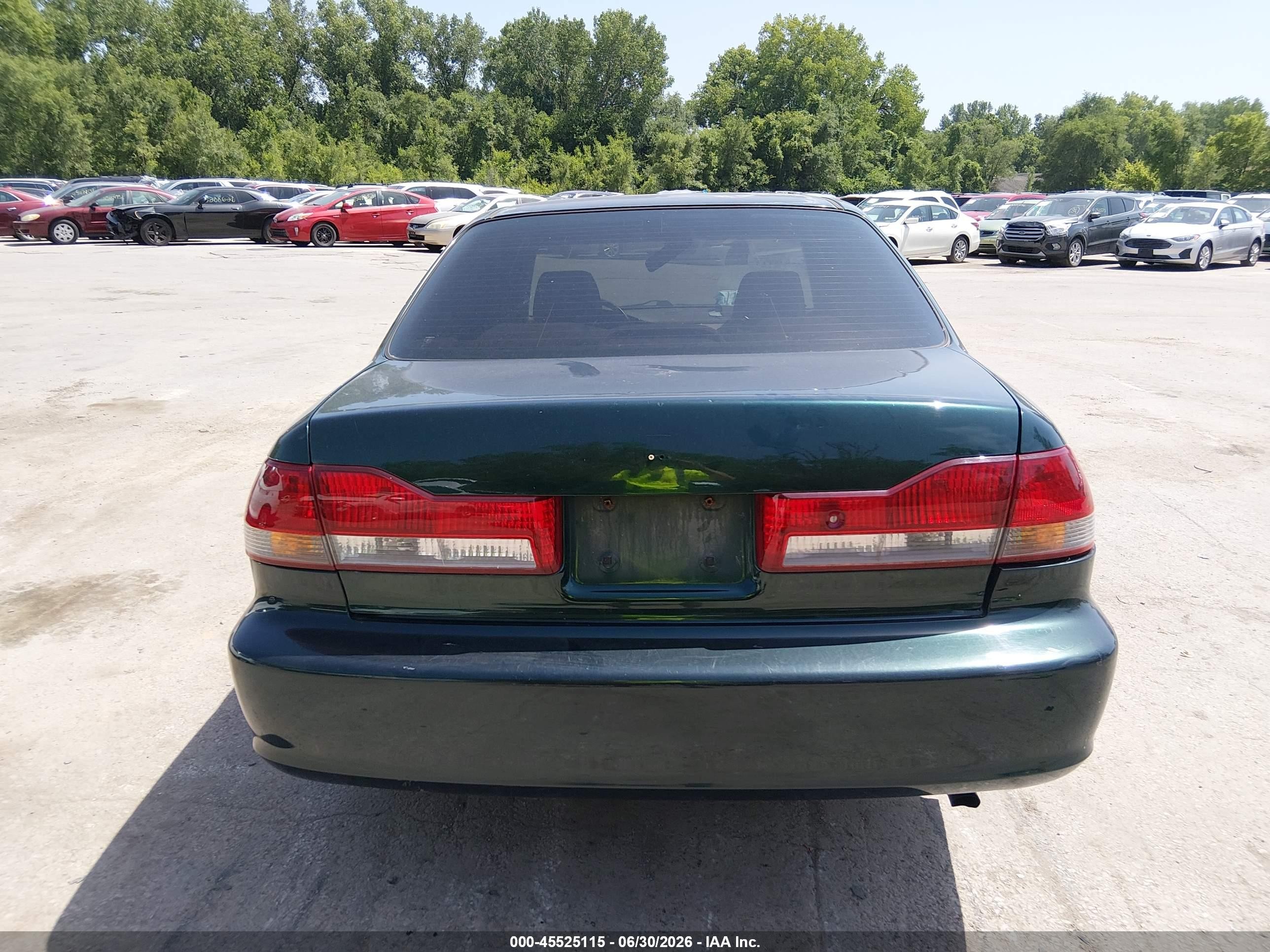 2001 Honda Accord 2.3 Ex Green vin: JHMCG56661C029227