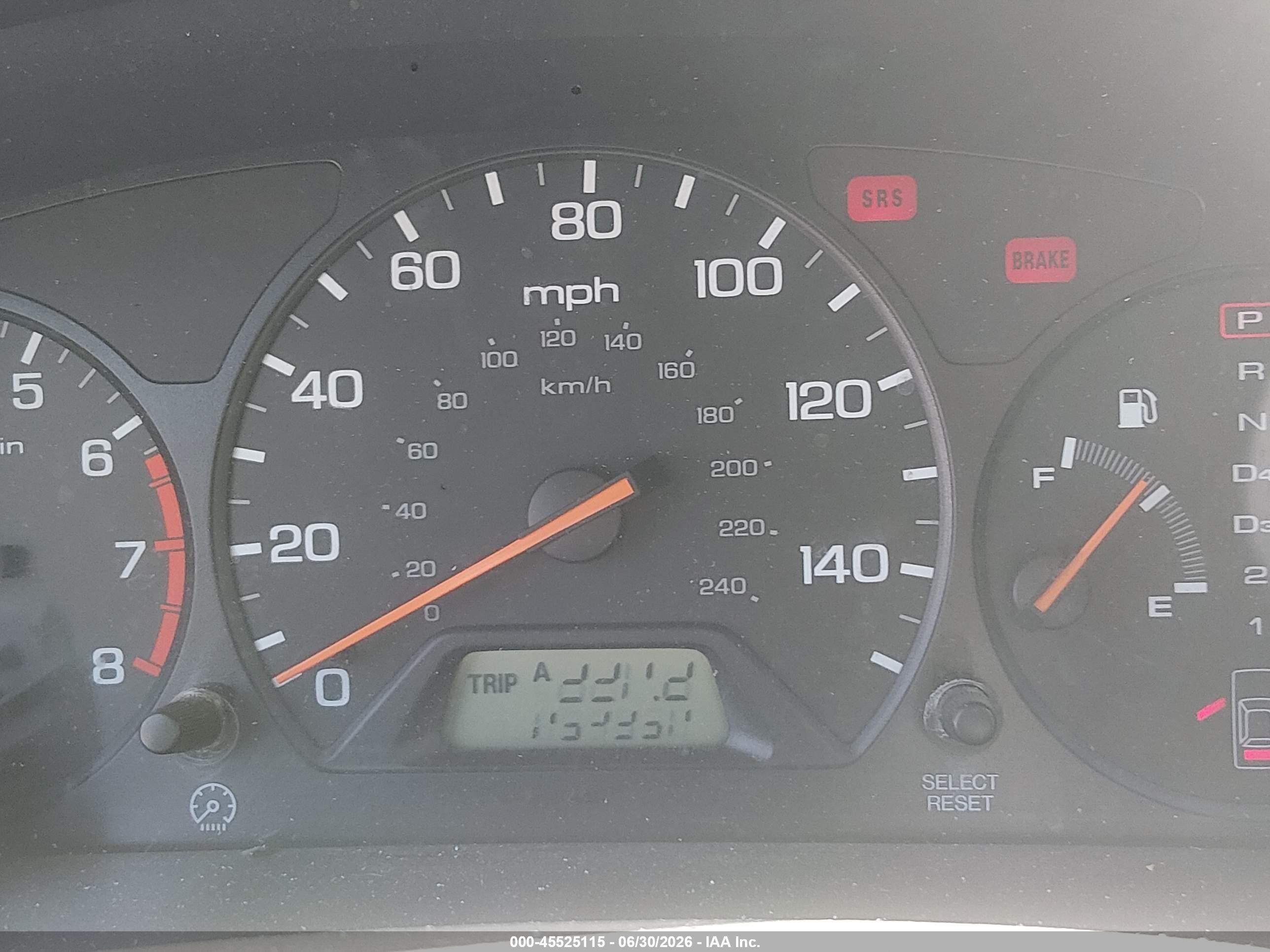 2001 Honda Accord 2.3 Ex Green vin: JHMCG56661C029227