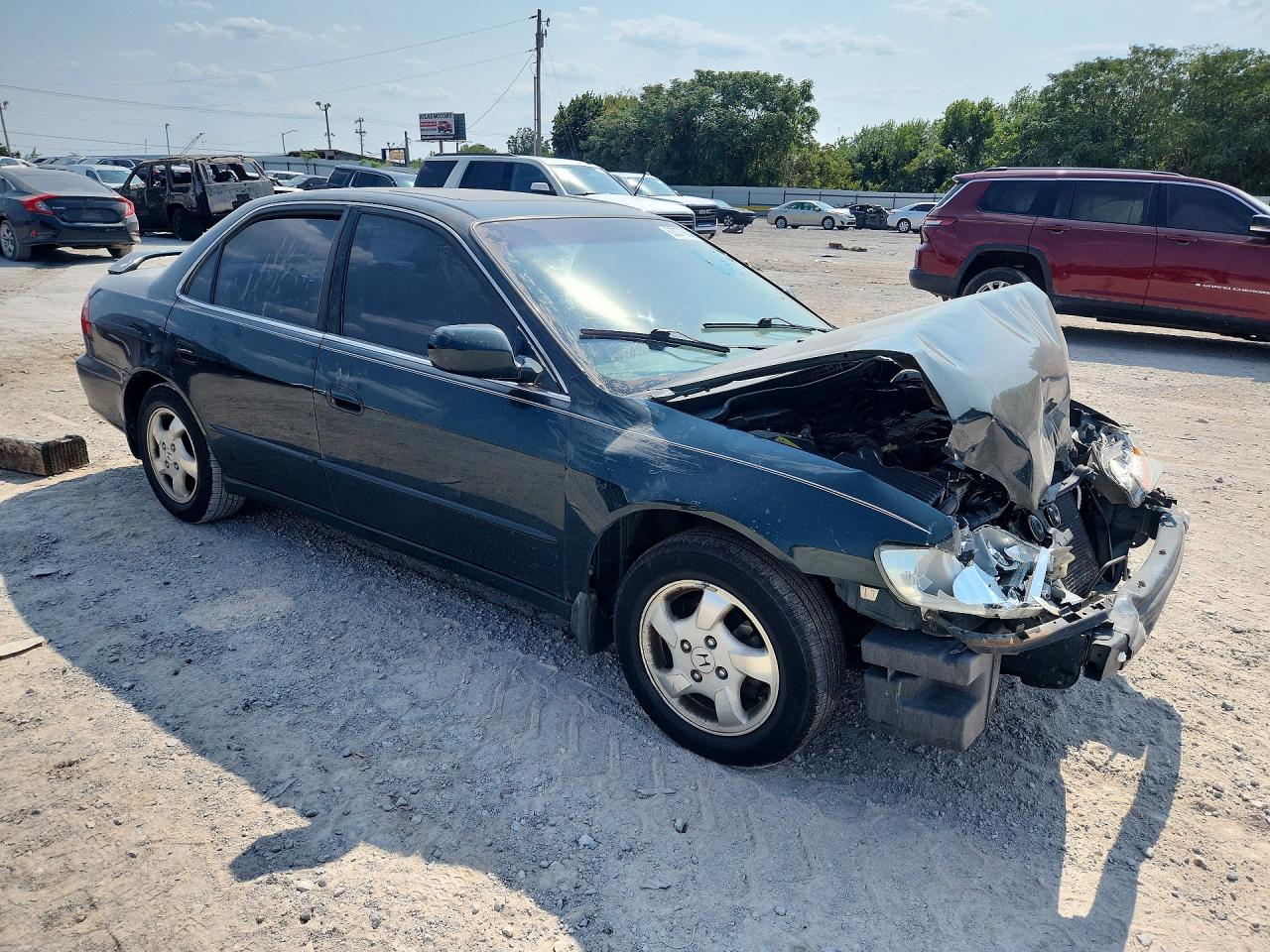 2000 Honda Accord Ex Green vin: JHMCG5666YC039752