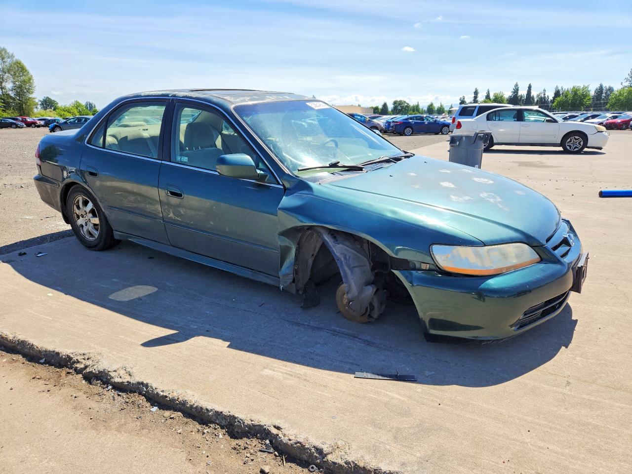 2002 Hond Accord Green vin: JHMCG566X2C030785